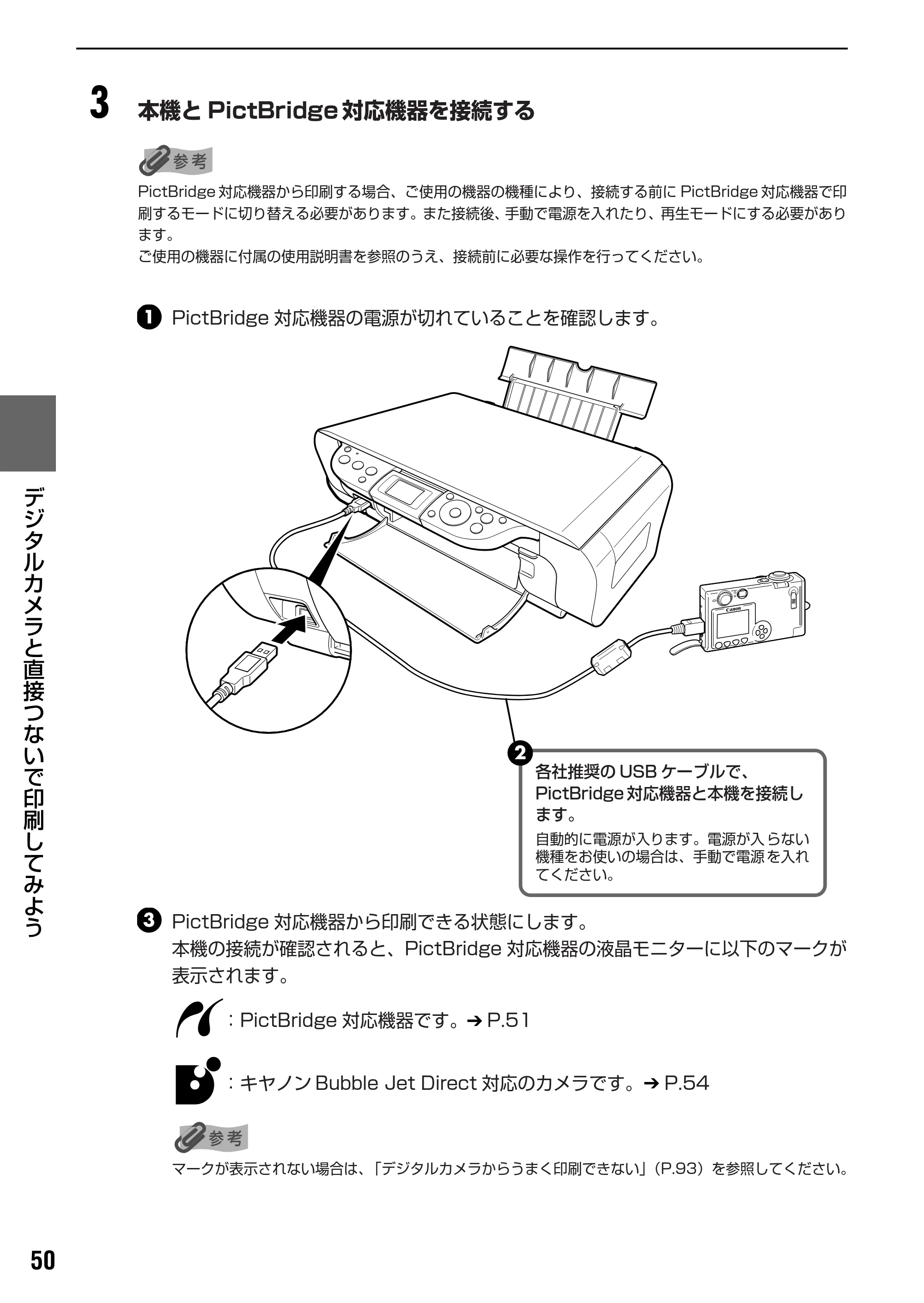 キヤノン PIXUS MP450 操作ガイド（本体操作編） （PDF形式／3.15Mバイト） — 原本ページ — 52ページ