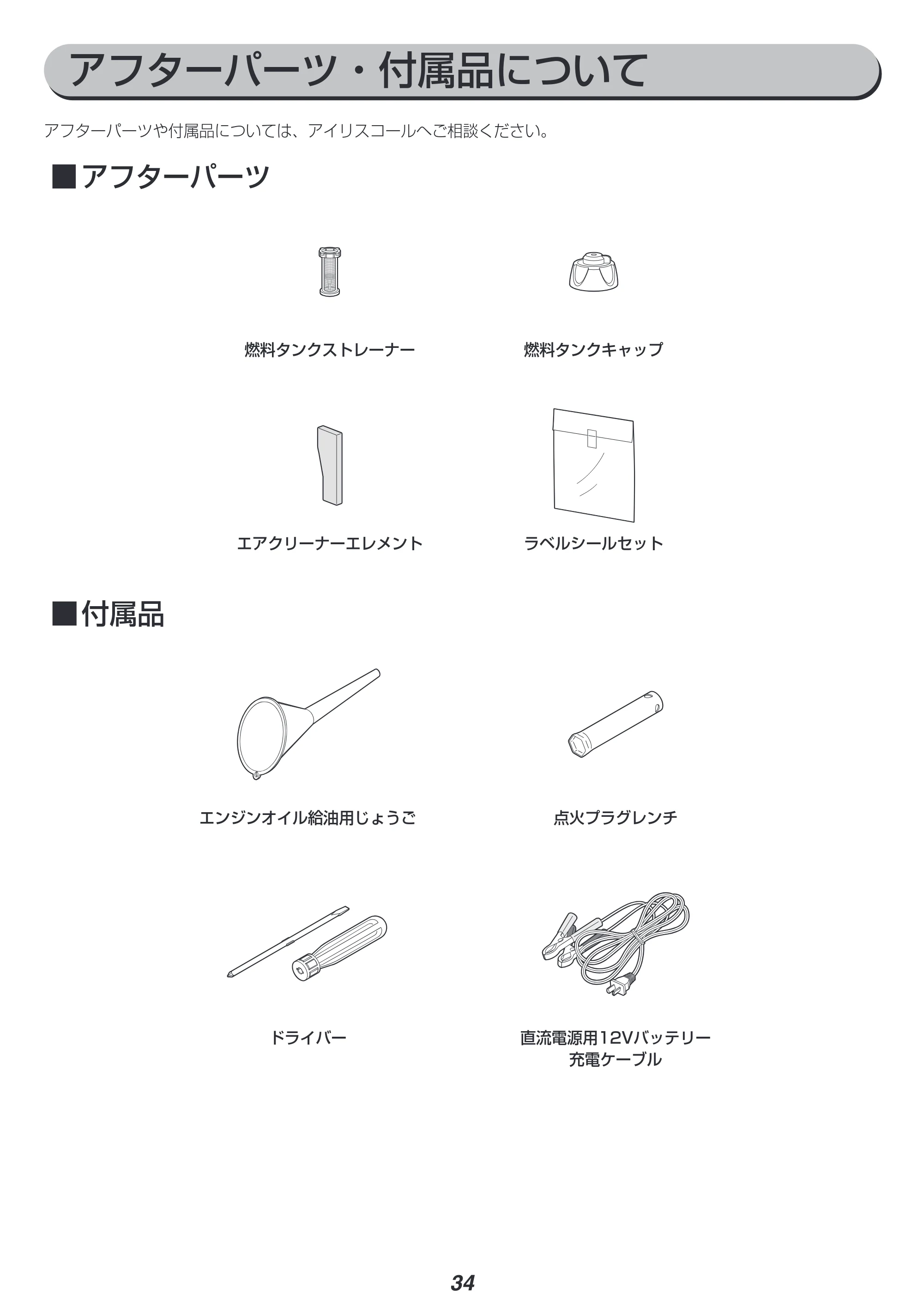 アイリスオーヤマ IGG-900 取扱説明書 — 原本ページ — 34ページ
