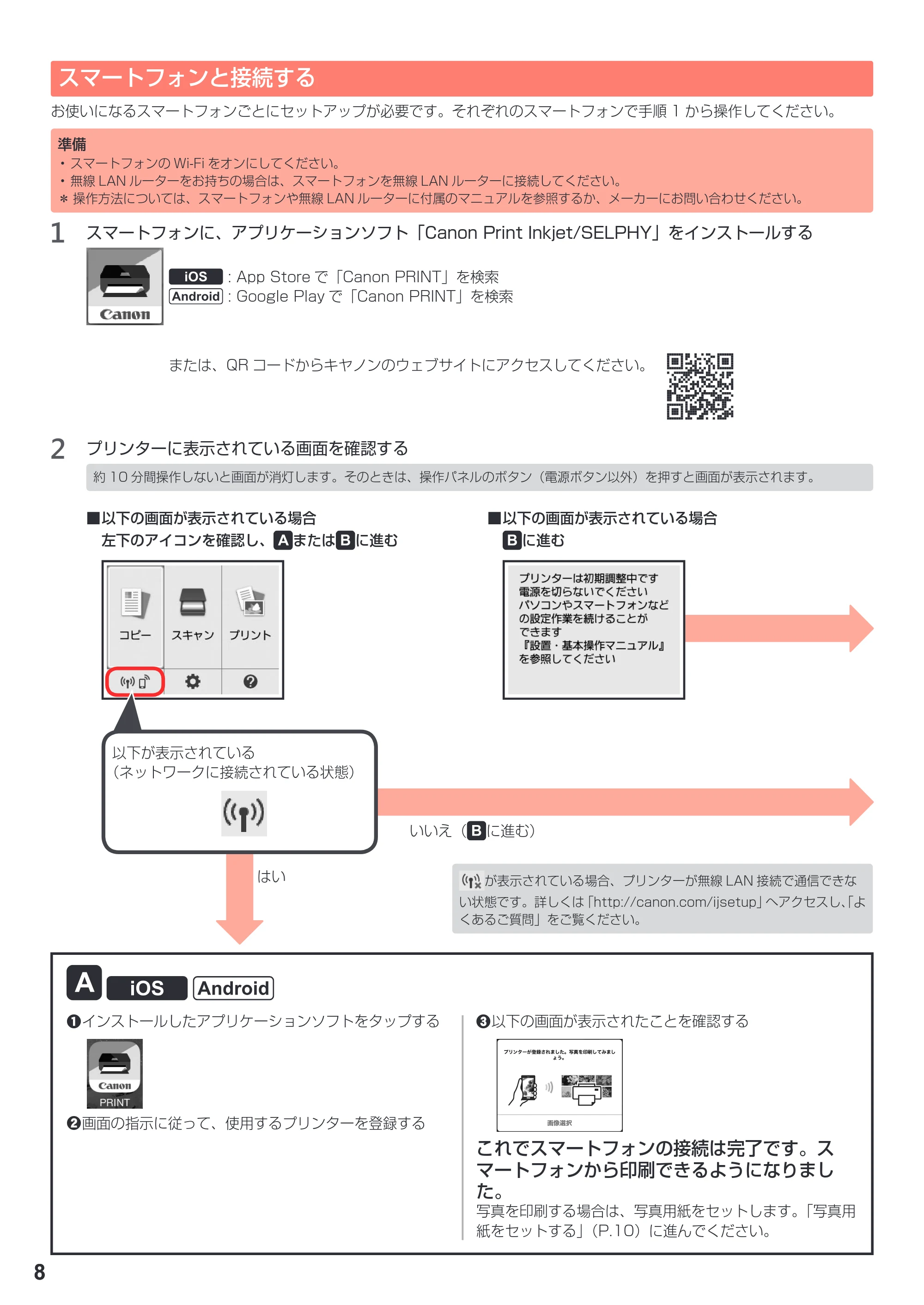 キヤノン PIXUS TS5030S/PIXUS TS5030 設置・基本操作マニュアル（PDF：4.96MB） — 原本ページ — 10ページ
