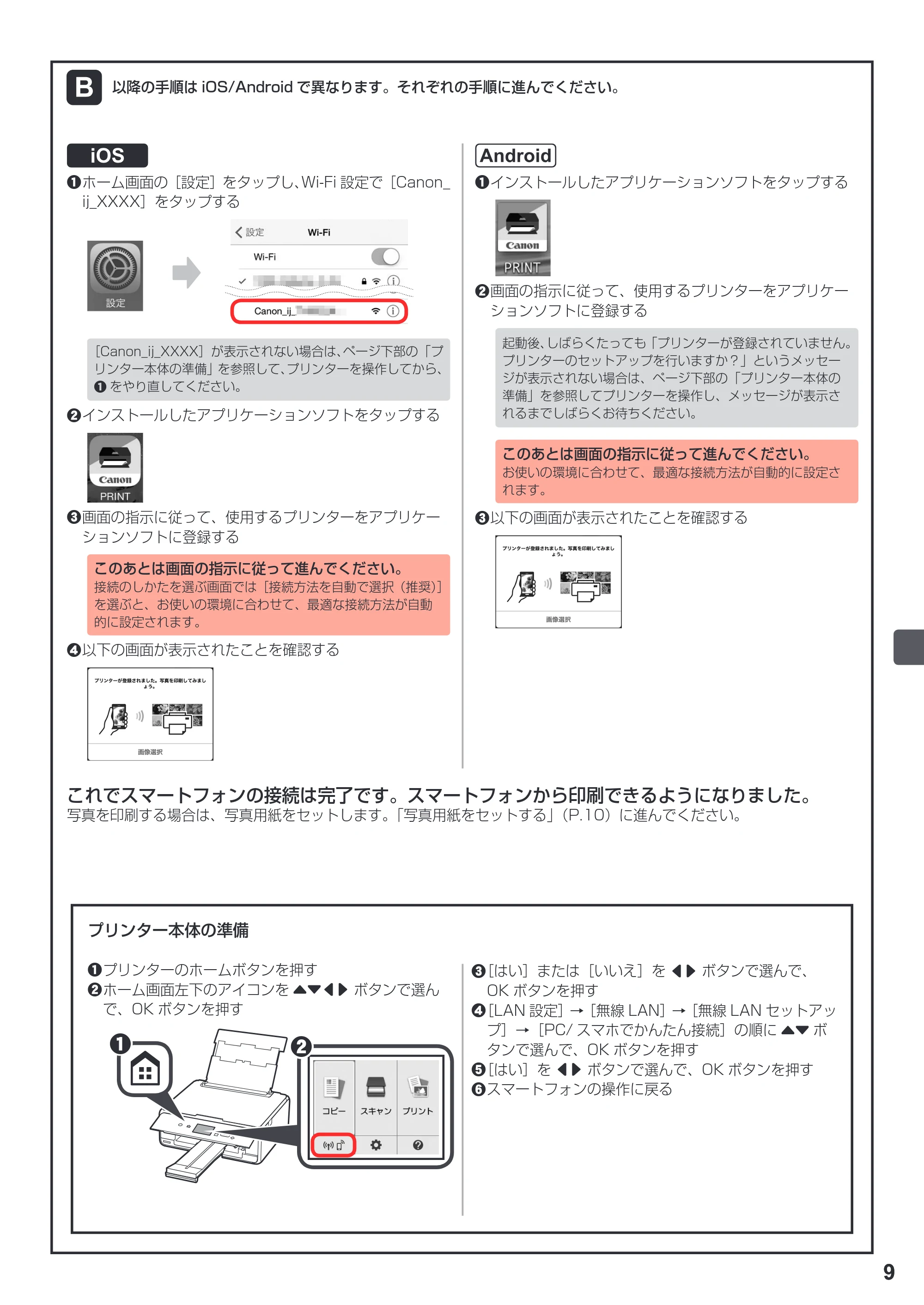 キヤノン PIXUS TS5030S/PIXUS TS5030 設置・基本操作マニュアル（PDF：4.96MB） — 原本ページ — 11ページ