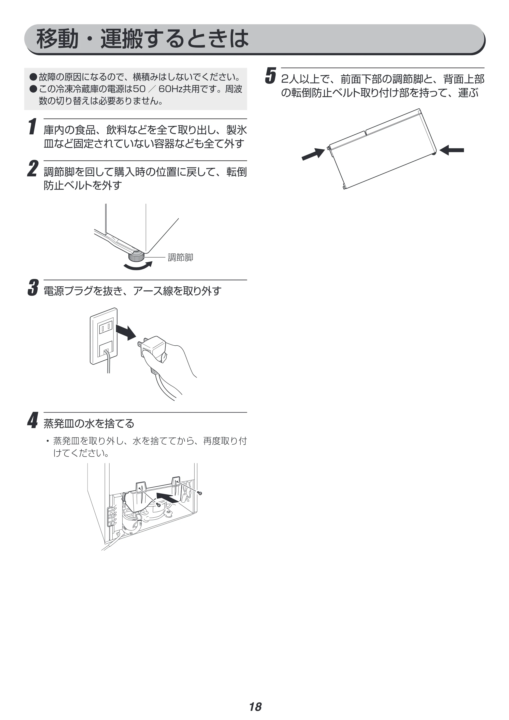 アイリスオーヤマ KRSN-C16A 取扱説明書 — 原本ページ — 18ページ