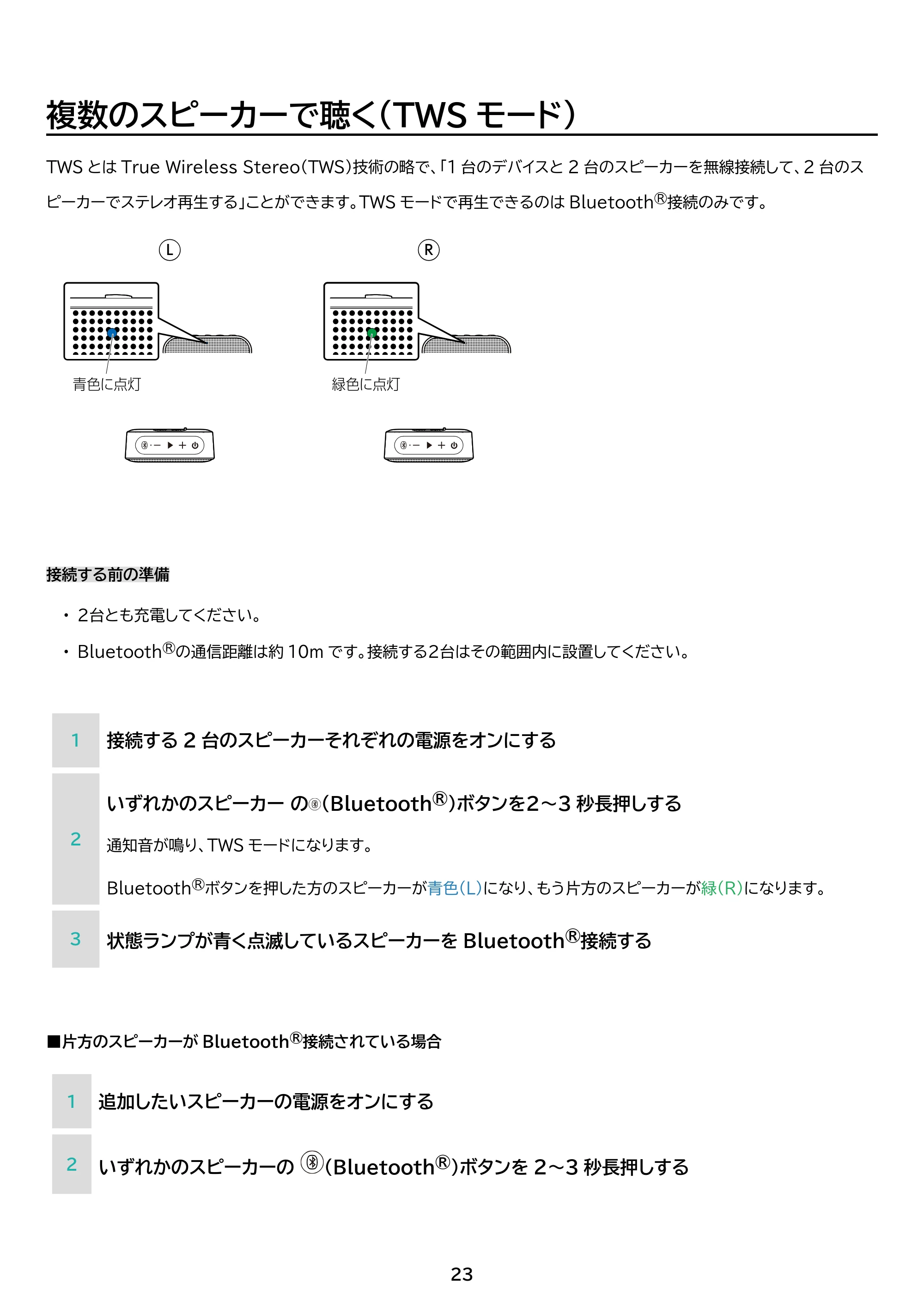 アイリスオーヤマ BTS-112 取扱説明書 — 原本ページ — 23ページ