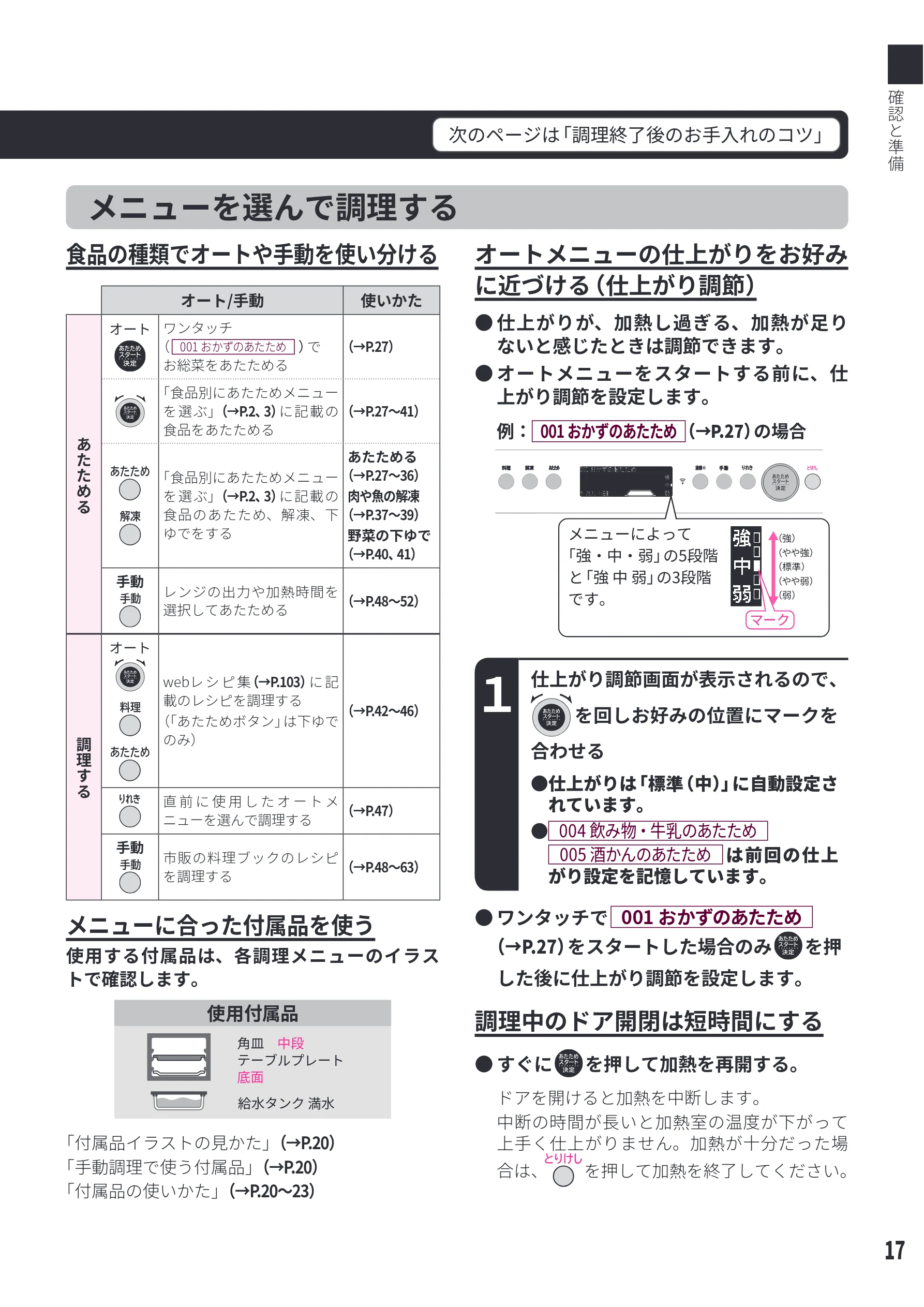 日立 MRO-WEE6 取扱説明書 — ՒԼՖխԅ㋒ԆӚ⾪ↆӌӾ — 図版 17-1 — 17ページ