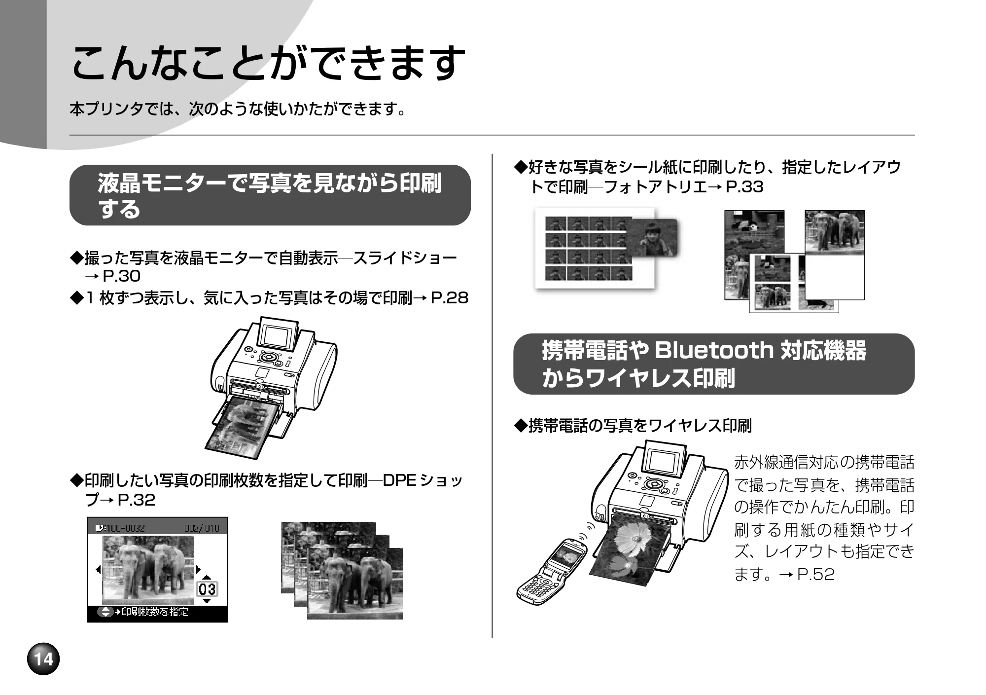 キヤノン PIXUS mini220 基本操作ガイド （PDF形式／4.85Mバイト） — 原本ページ — 16ページ