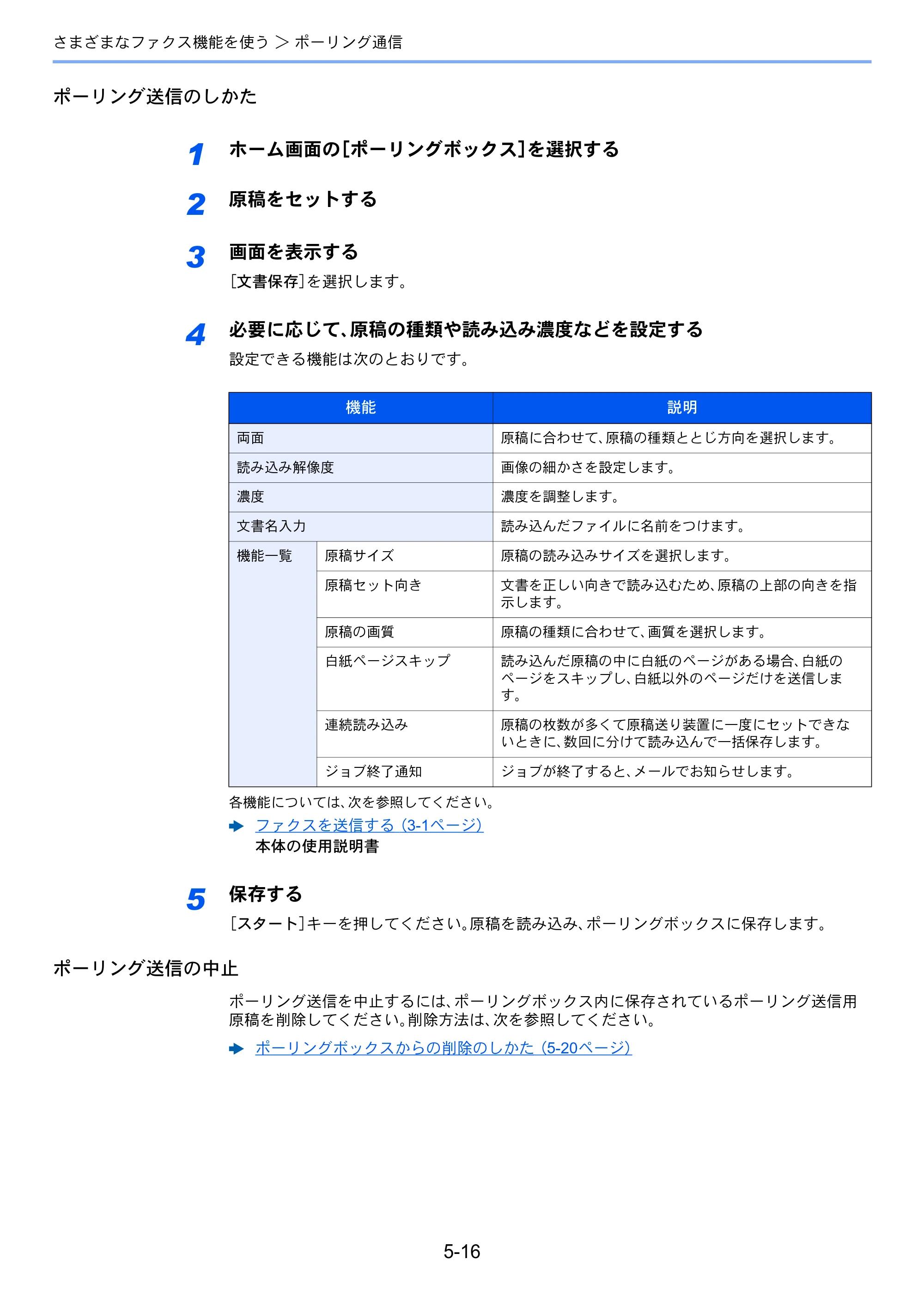 京セラ ECOSYS M5526cdw ECOSYS M5526cdw FAX使用説明書 — 原本ページ — 86ページ