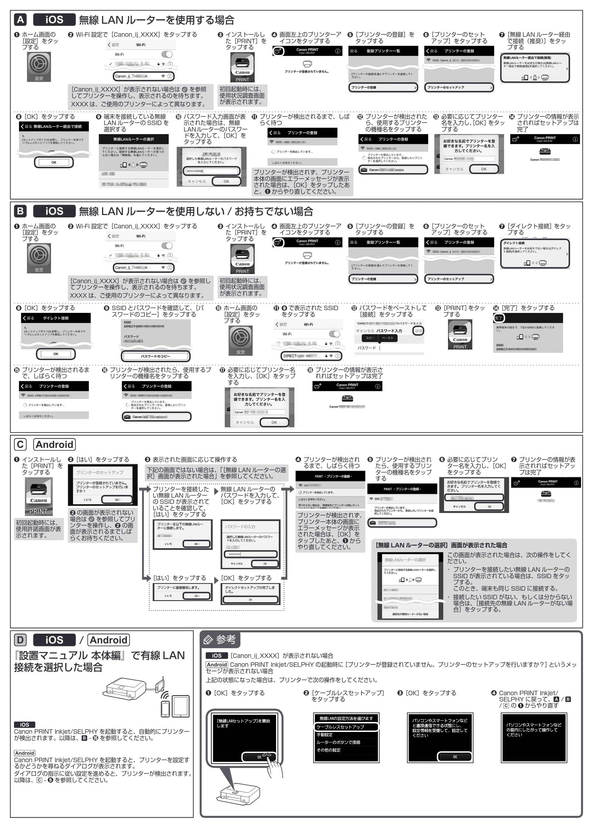 キヤノン PIXUS MG7730 設置マニュアル 接続編（PDF：2.27MB） — 原本ページ — 2ページ