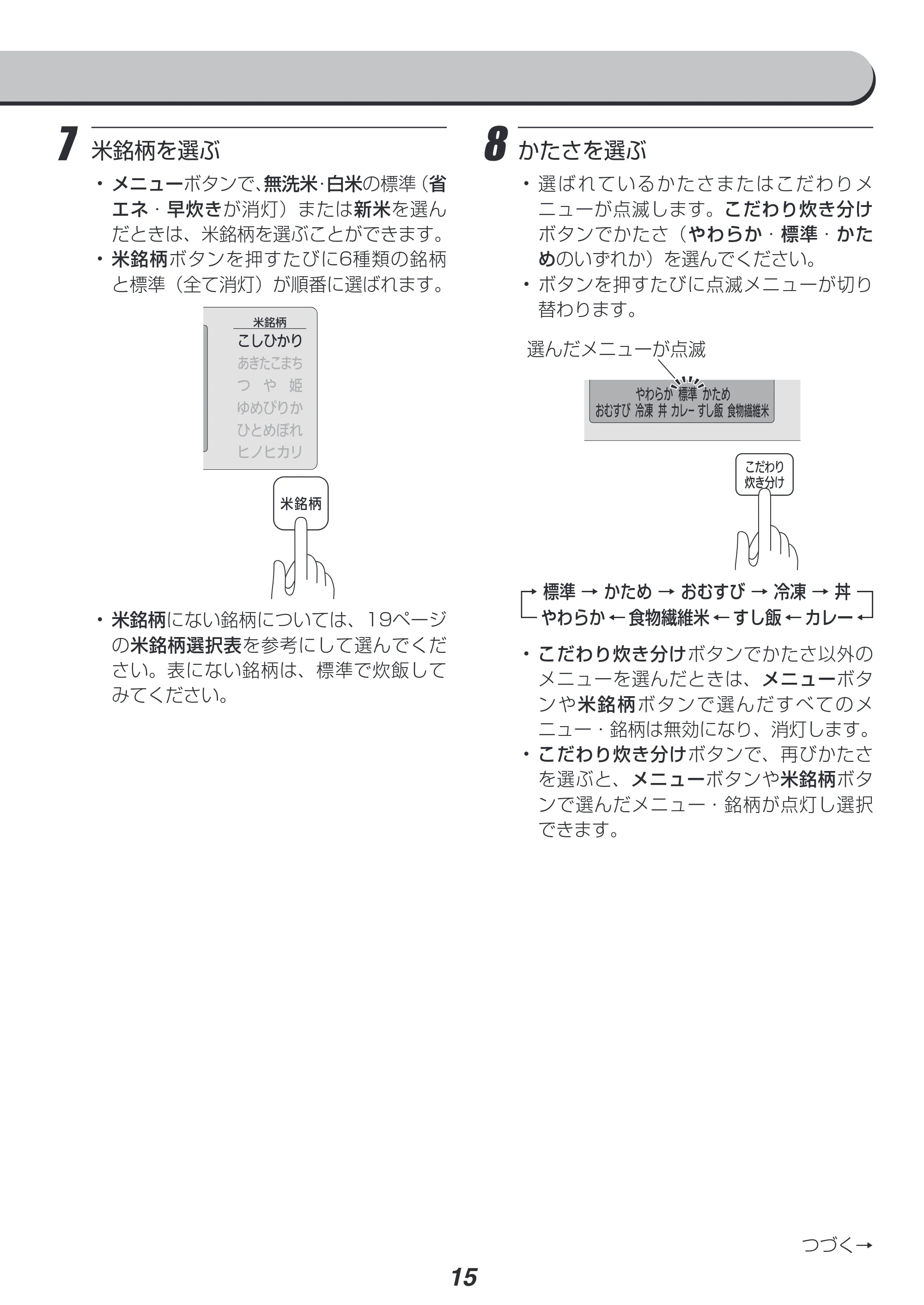 アイリスオーヤマ RC-PH50 取扱説明書 — 原本ページ — 15ページ