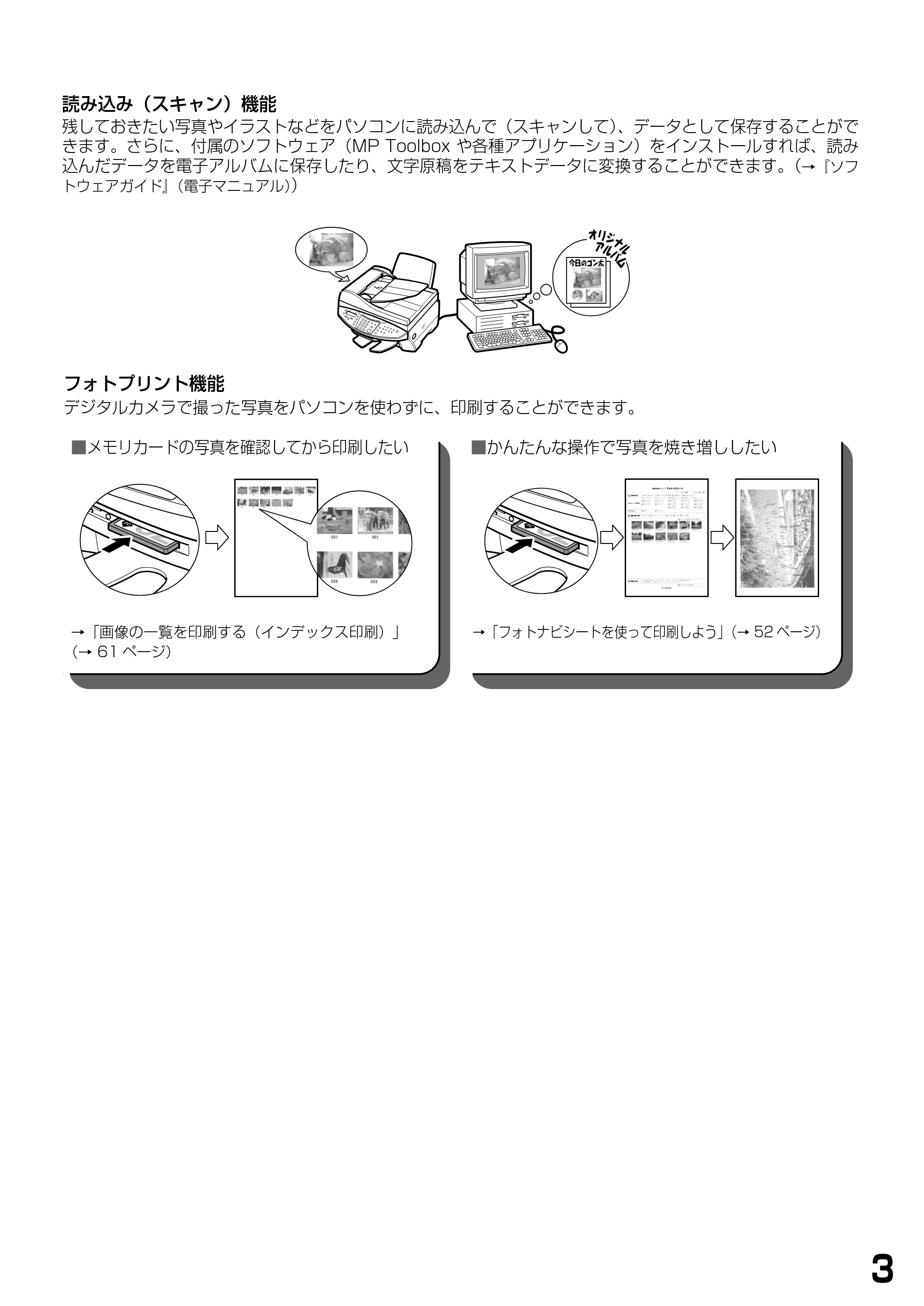 キヤノン PIXUS MP740/MP710 基本操作ガイド （PDF形式／7.84Mバイト） — 原本ページ — 5ページ