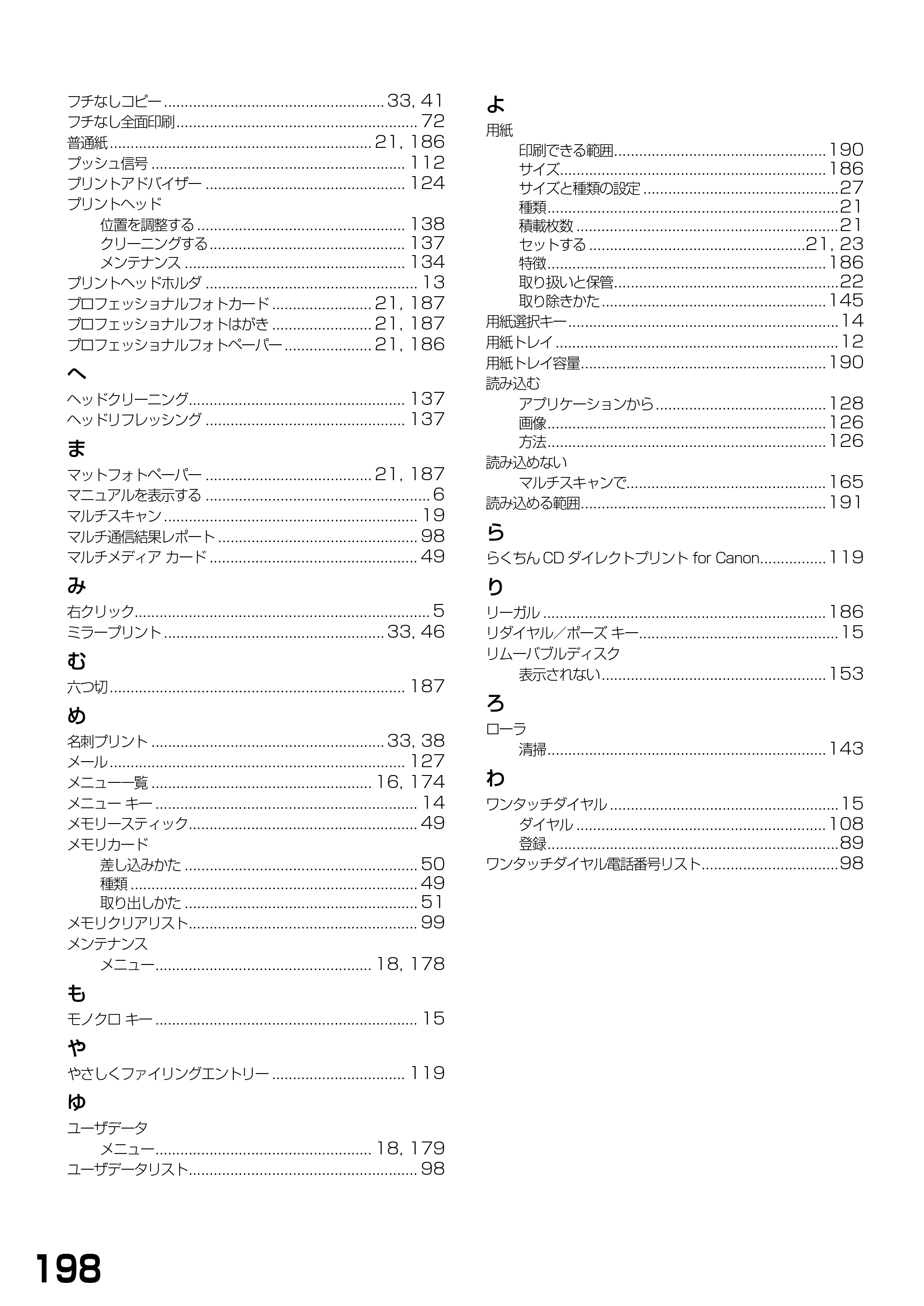 キヤノン PIXUS MP740/MP710 基本操作ガイド （PDF形式／7.84Mバイト） — 原本ページ — 200ページ