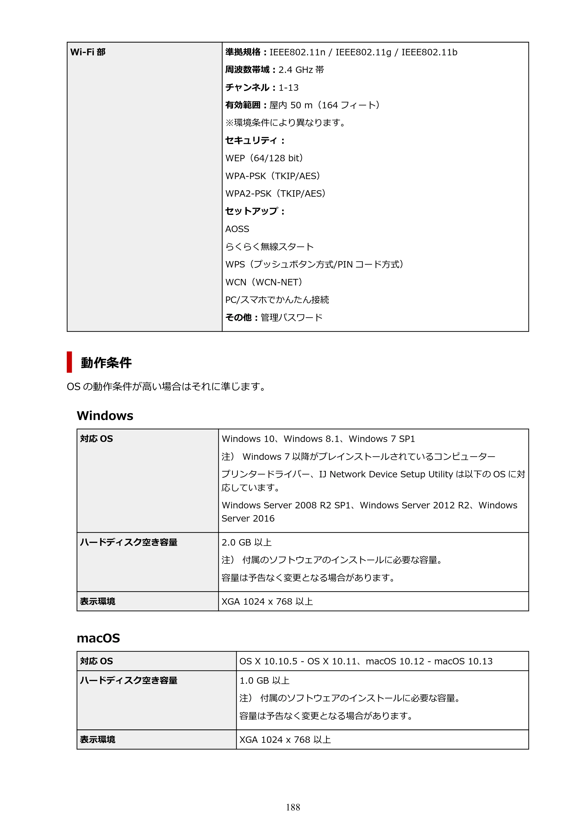 キヤノン TR703/TR703a 電子マニュアル PDF版 （Mac版）（PDF：10.6MB） — 原本ページ — 188ページ