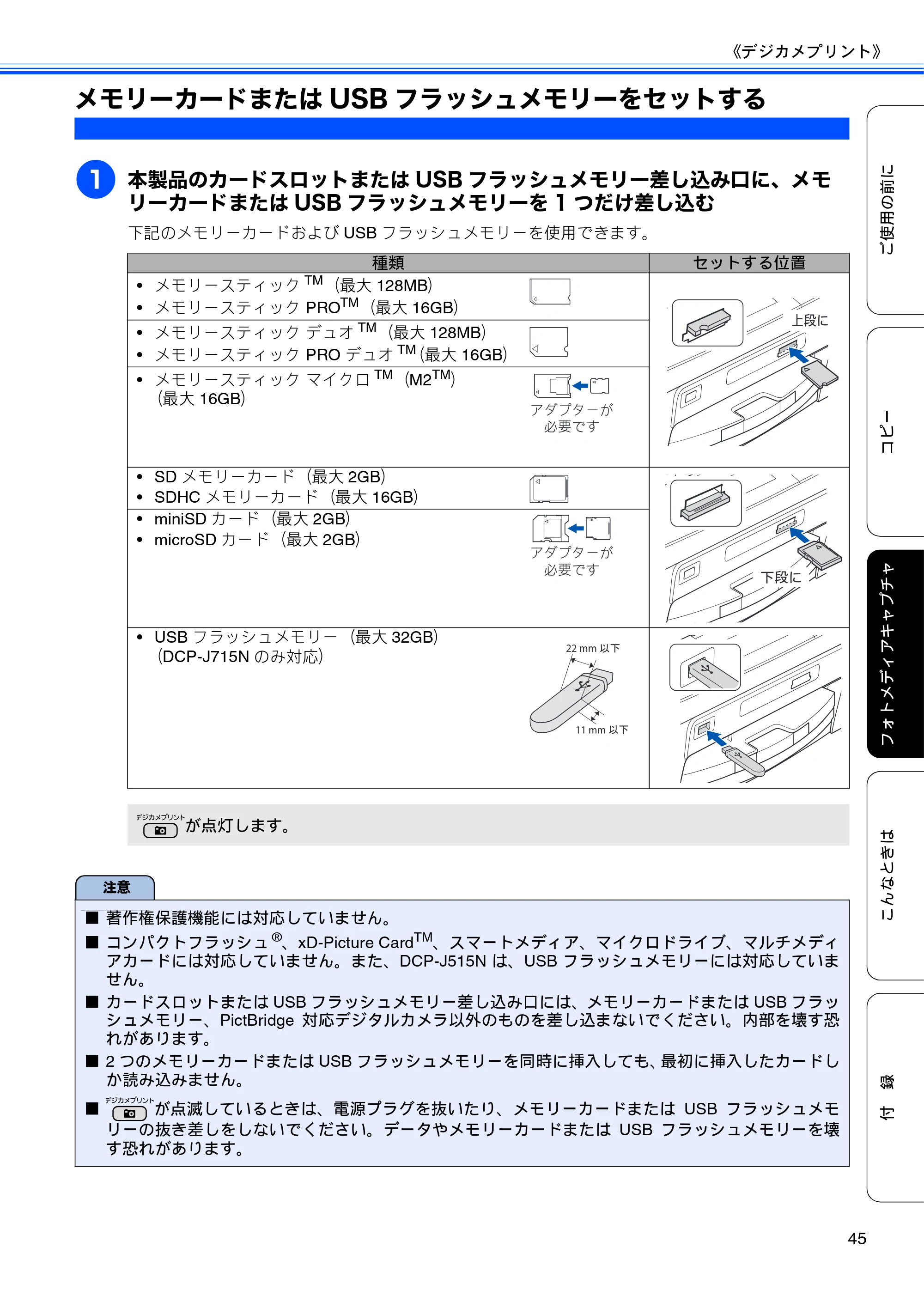 ブラザー DCP-J515N / DCP-J715N ユーザーズガイド ～基本編～ — 原本ページ — 47ページ