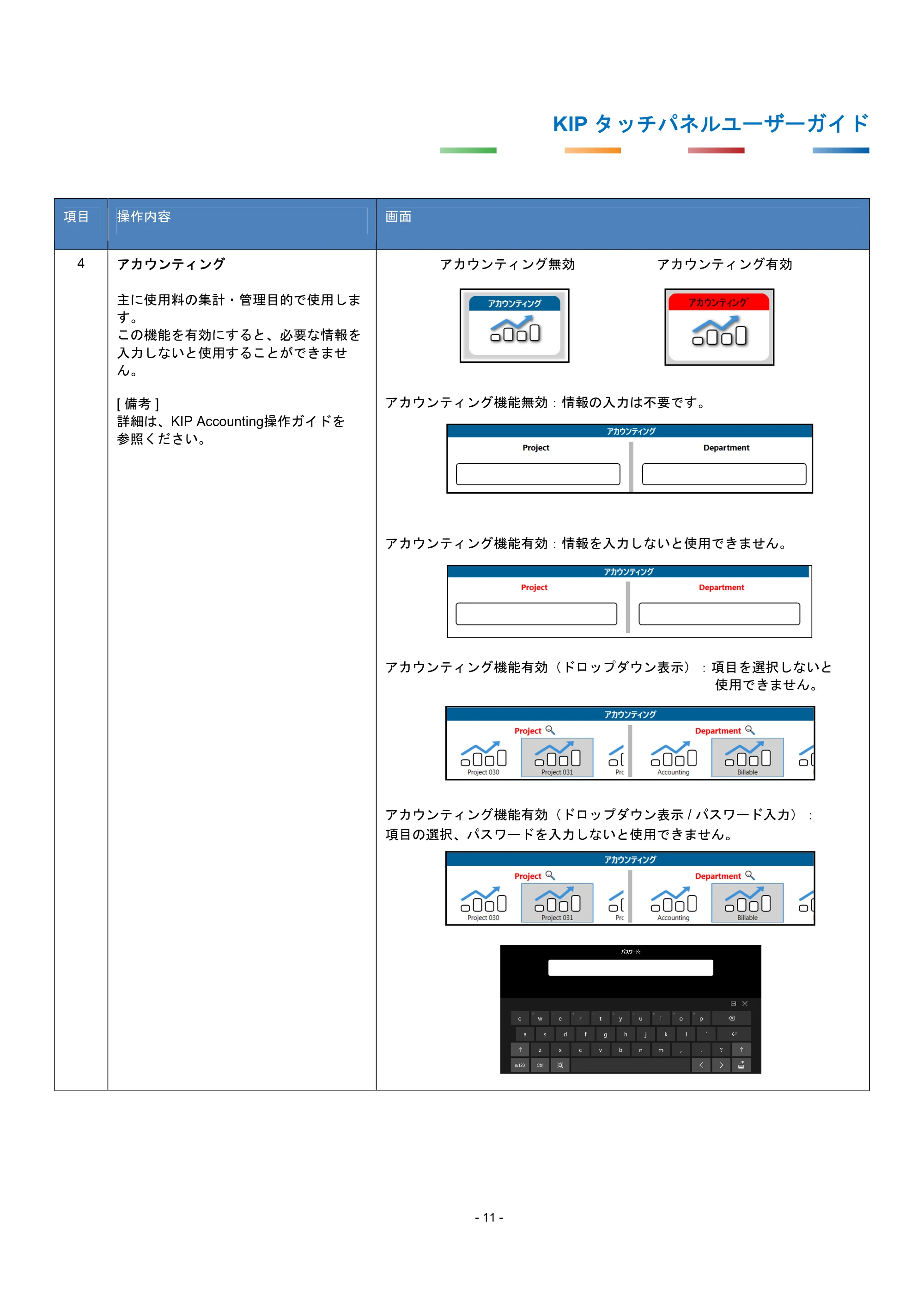 京セラ KIP 7170G KIP タッチパネル操作ガイド — 原本ページ — 14ページ