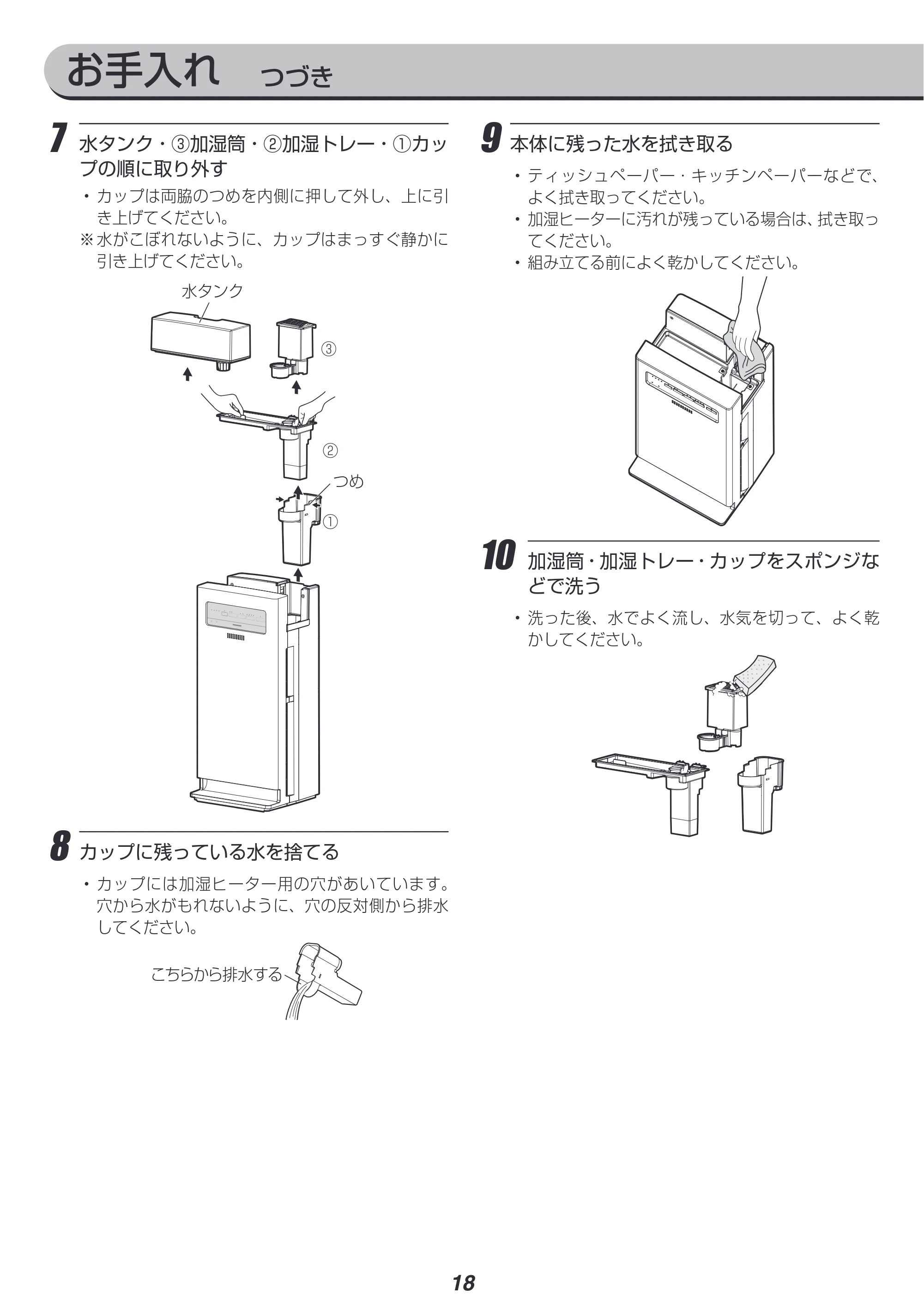 アイリスオーヤマ KAP-KH351 取扱説明書 — 原本ページ — 18ページ