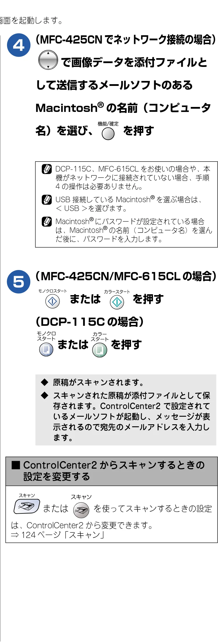 ブラザー DCP-115C / MFC-425CN / MFC-615CL ユーザーズガイド ~パソコン活用編~ — 図版 95-1 — 95ページ