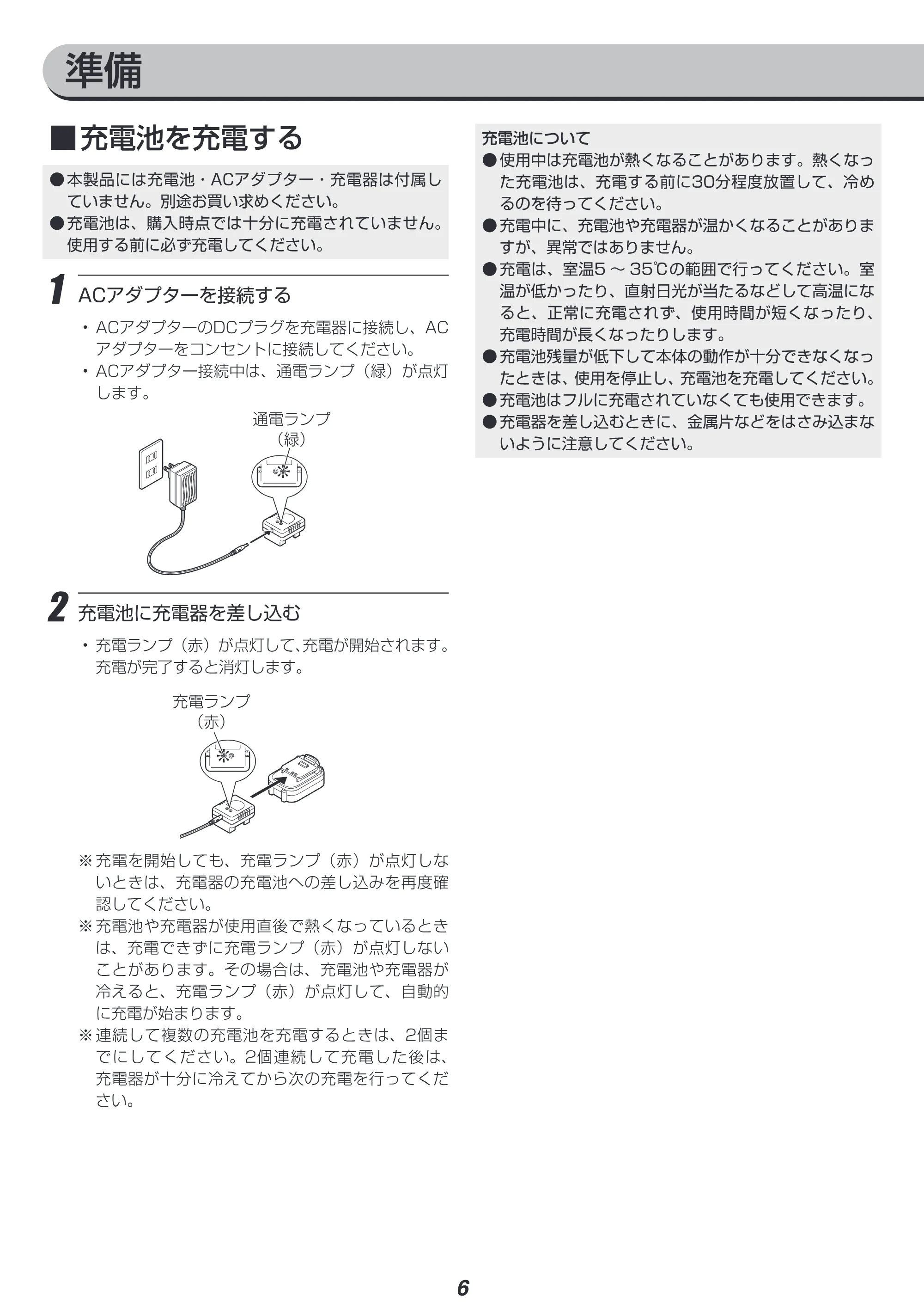 アイリスオーヤマ JJS101-Z 取扱説明書 — 原本ページ — 6ページ