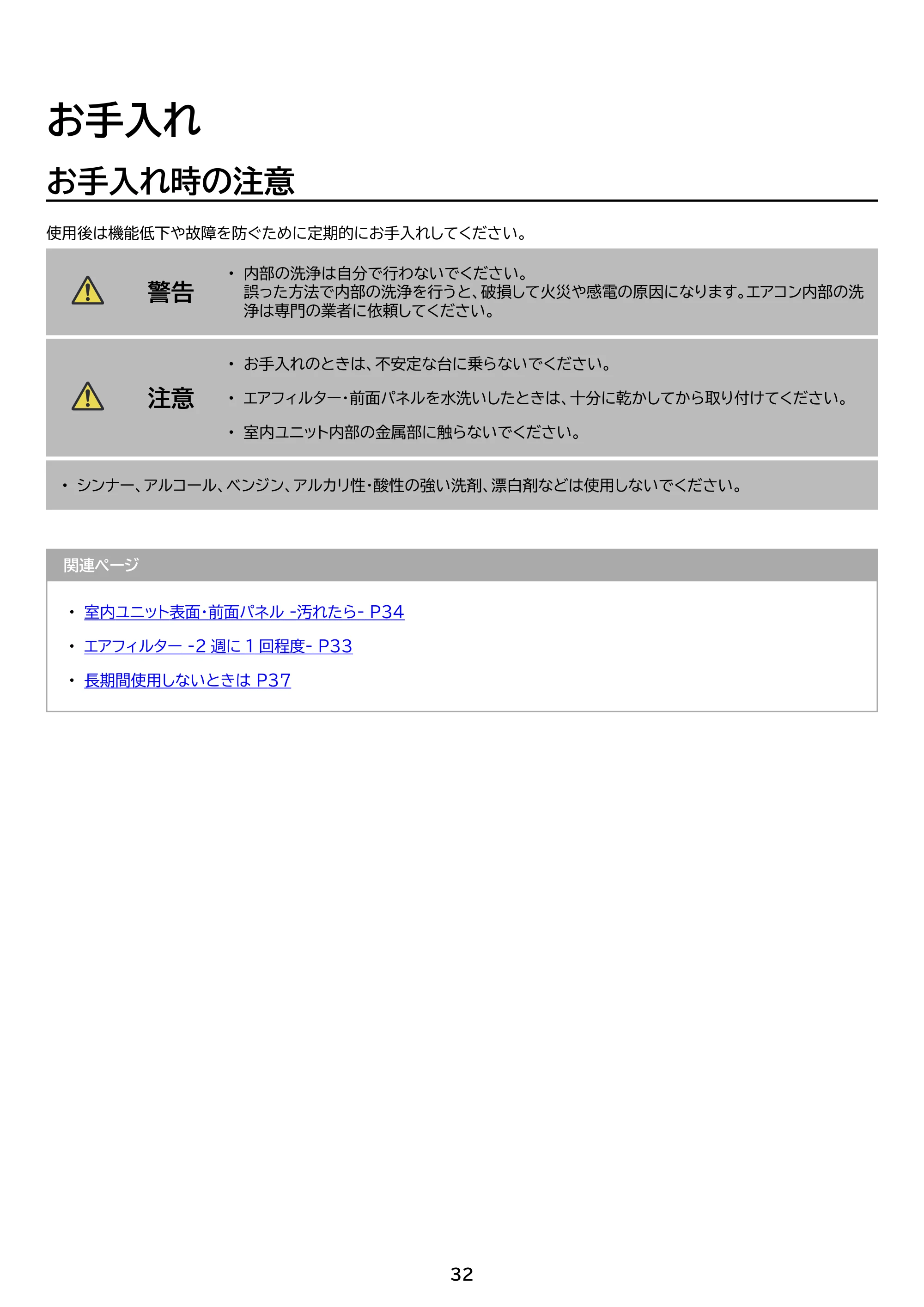 アイリスオーヤマ IRA-2205R 取扱説明書 — 原本ページ — 32ページ