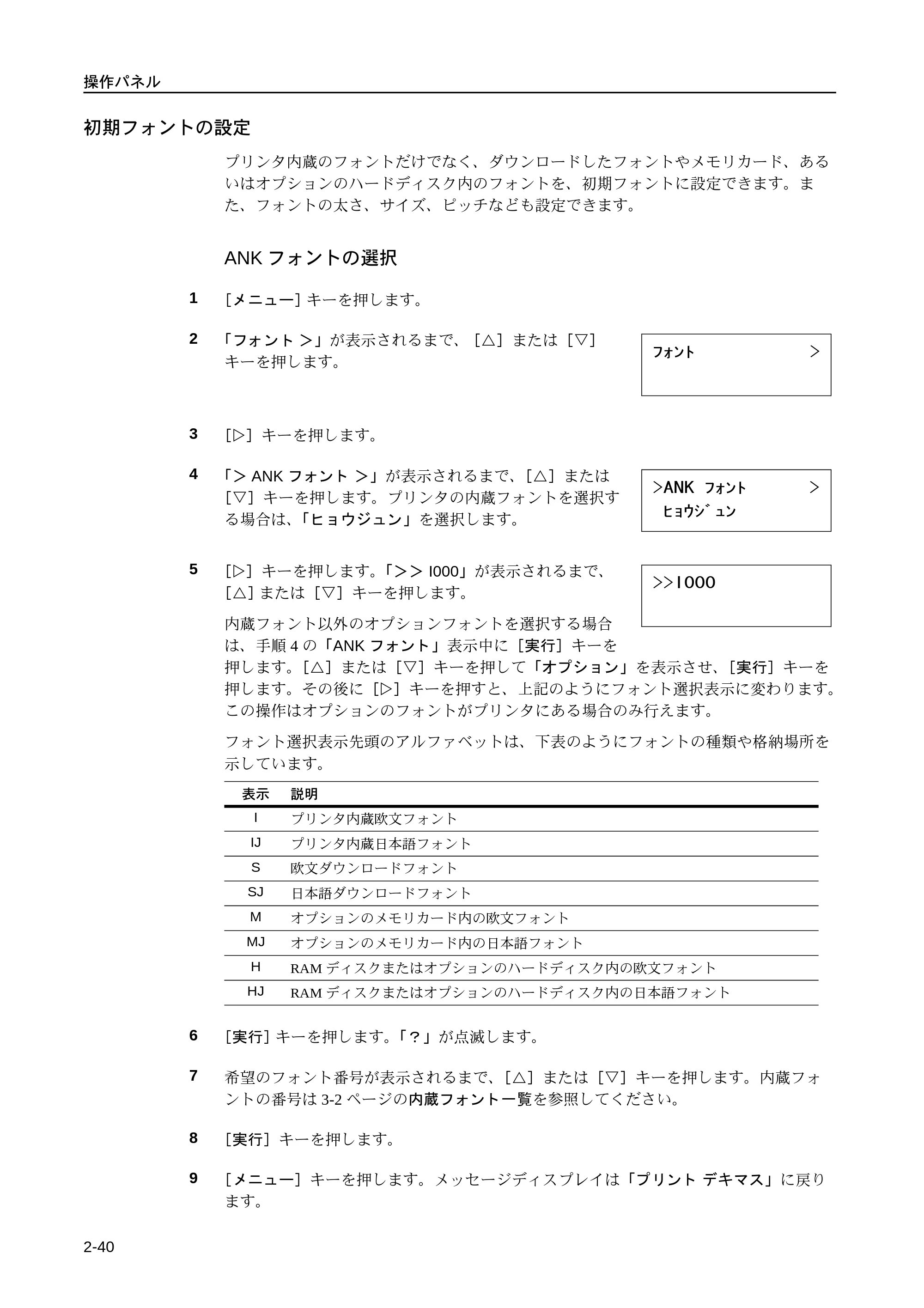 京セラ LS-9530DN LS-9530DN 使用説明書(応用) — 初期フォントの設定 — 原本ページ — 66ページ