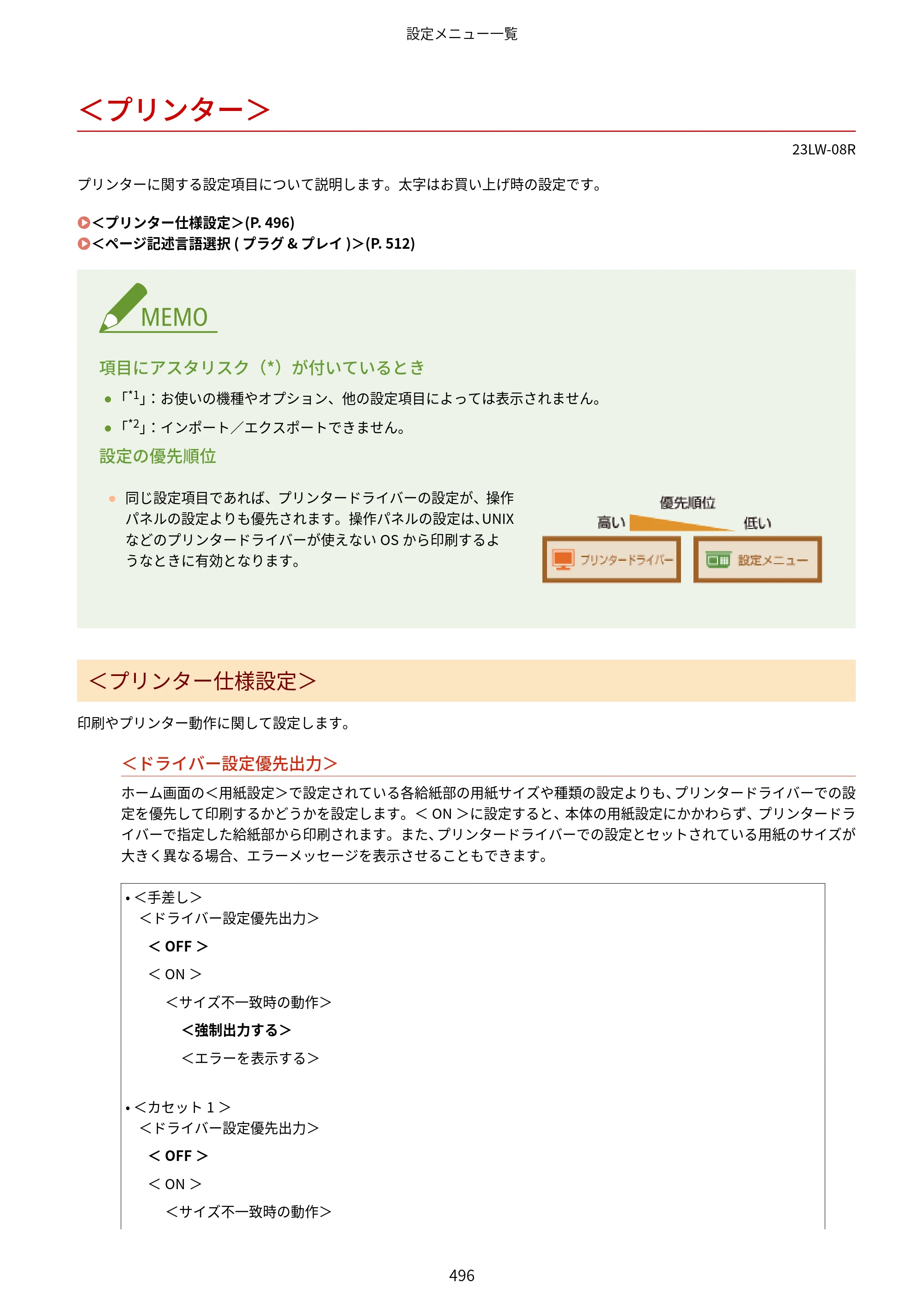 キヤノン MF521dw ユーザーズガイド 2023年8月24日更新（PDF：6.71MB） — ＜プリンター＞ — 原本ページ — 504ページ