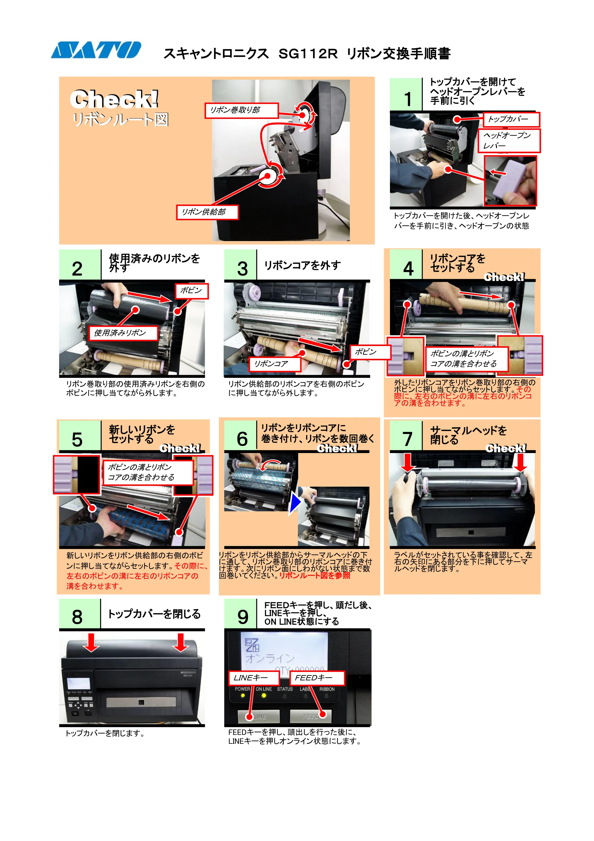 サトー SG112T / R PDFを見る — 原本ページ — 1ページ