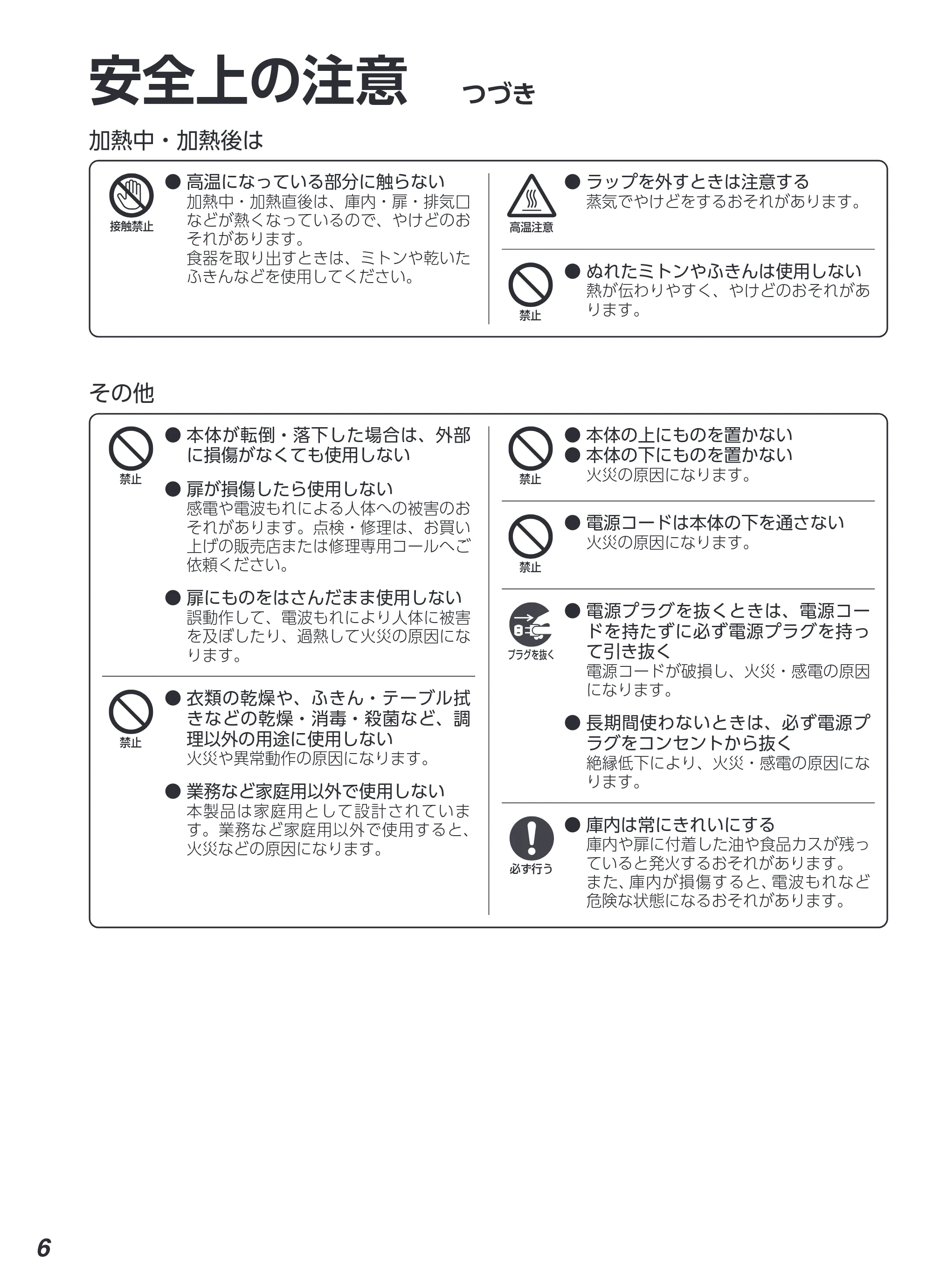 アイリスオーヤマ KMB-F186 取扱説明書 — 原本ページ — 6ページ