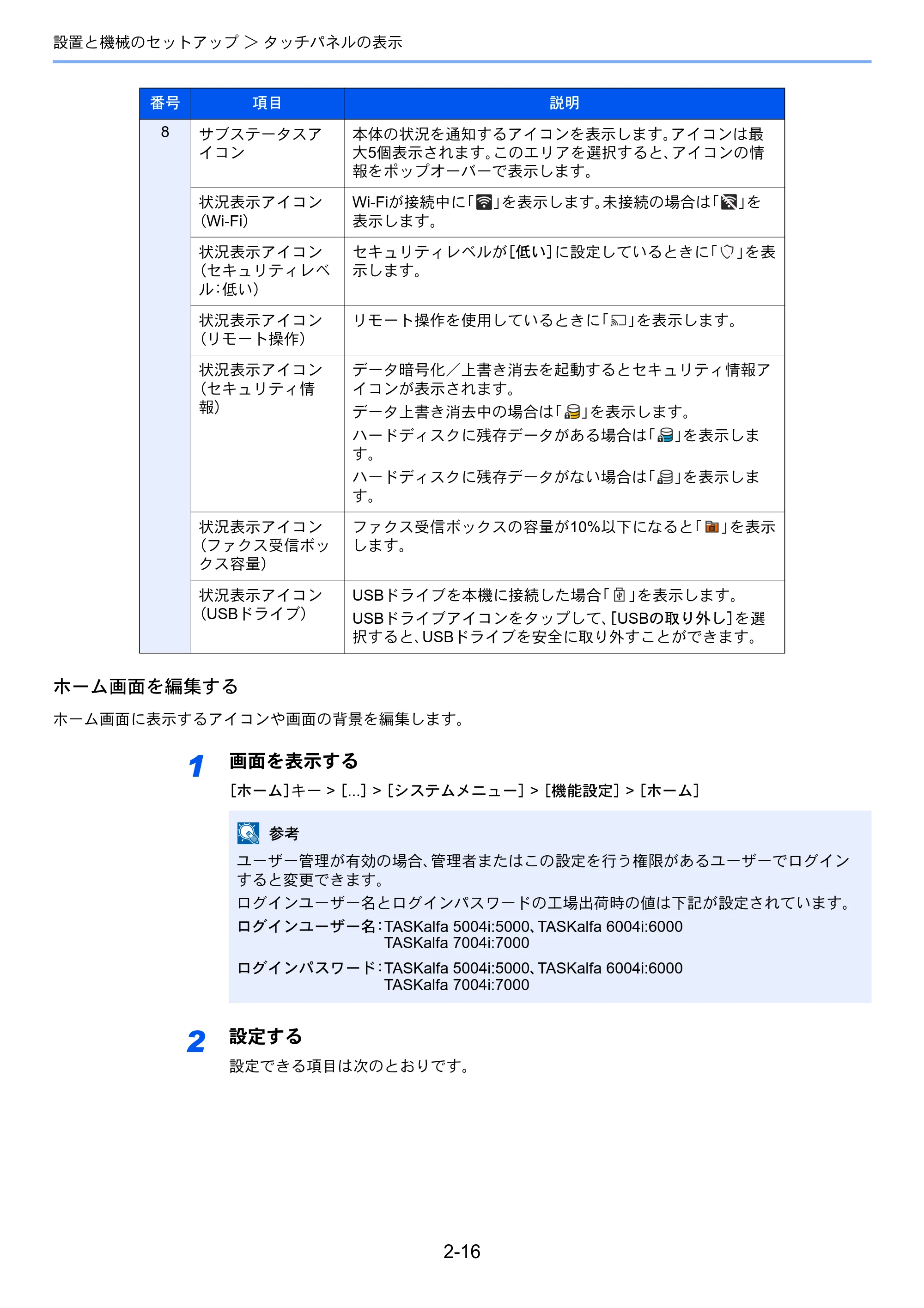京セラ TASKalfa 5004i / TASKalfa 6004i / TASKalfa 7004i TASKalfa 7004i/6003i/5004i 使用説明書 — 原本ページ — 83ページ