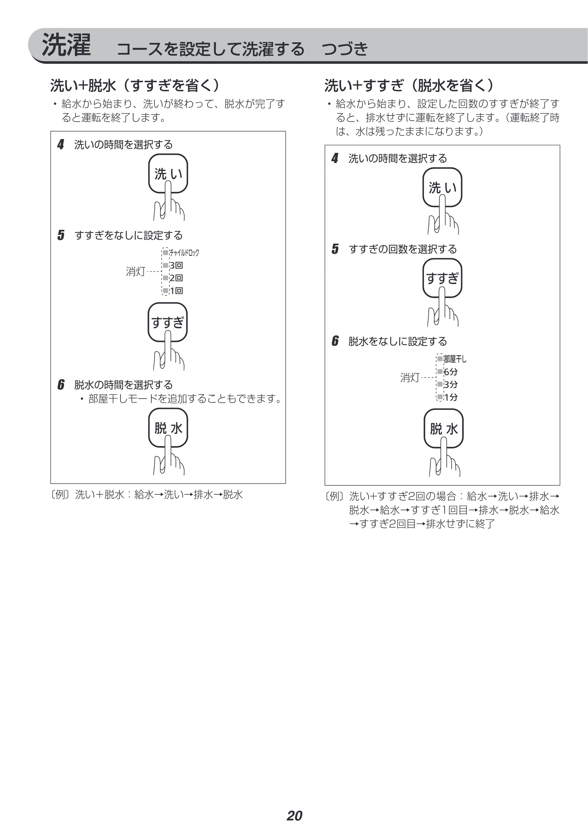 アイリスオーヤマ IAW-T805BL 取扱説明書 — 原本ページ — 20ページ