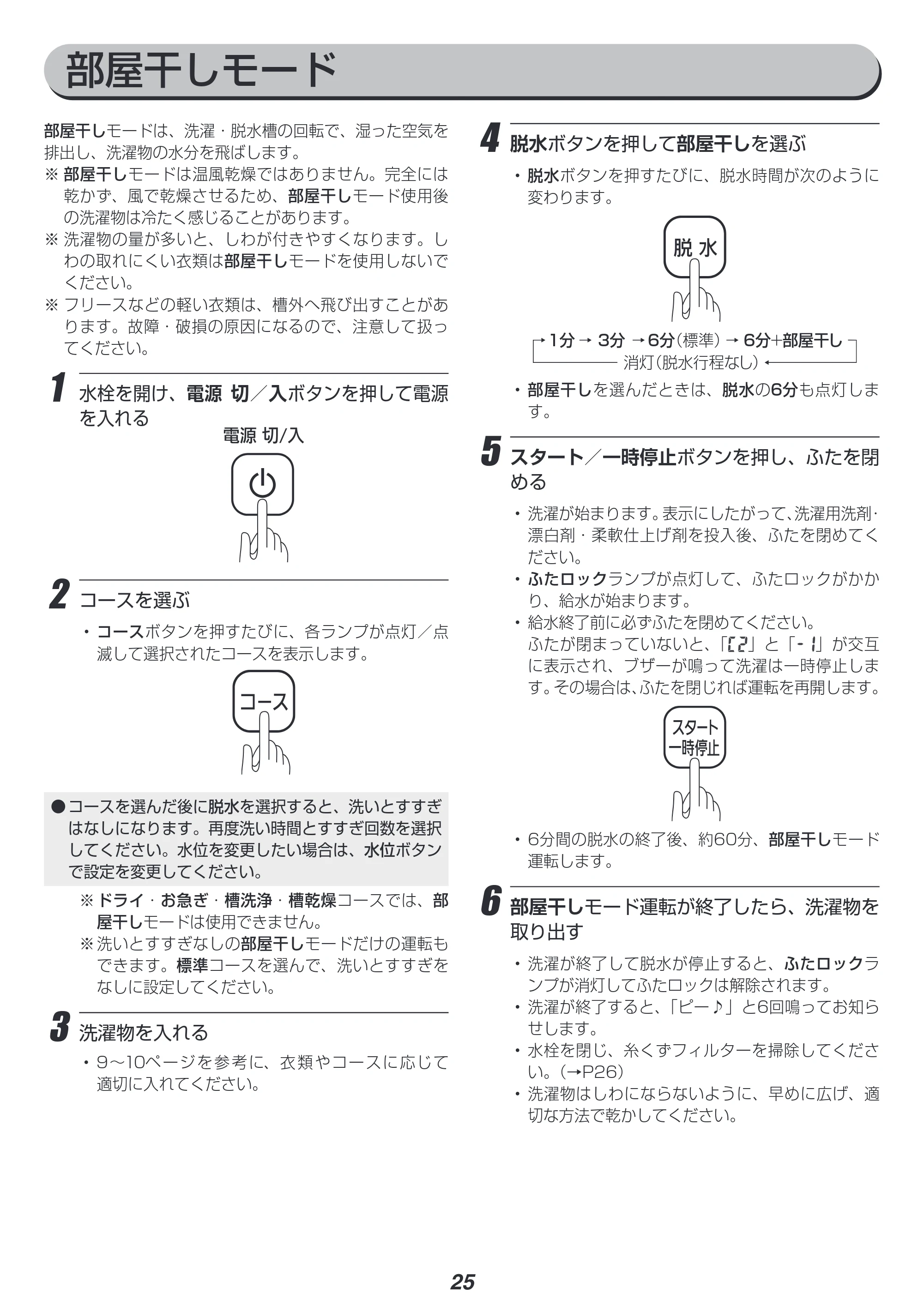 アイリスオーヤマ IAW-T805BL 取扱説明書 — 原本ページ — 25ページ