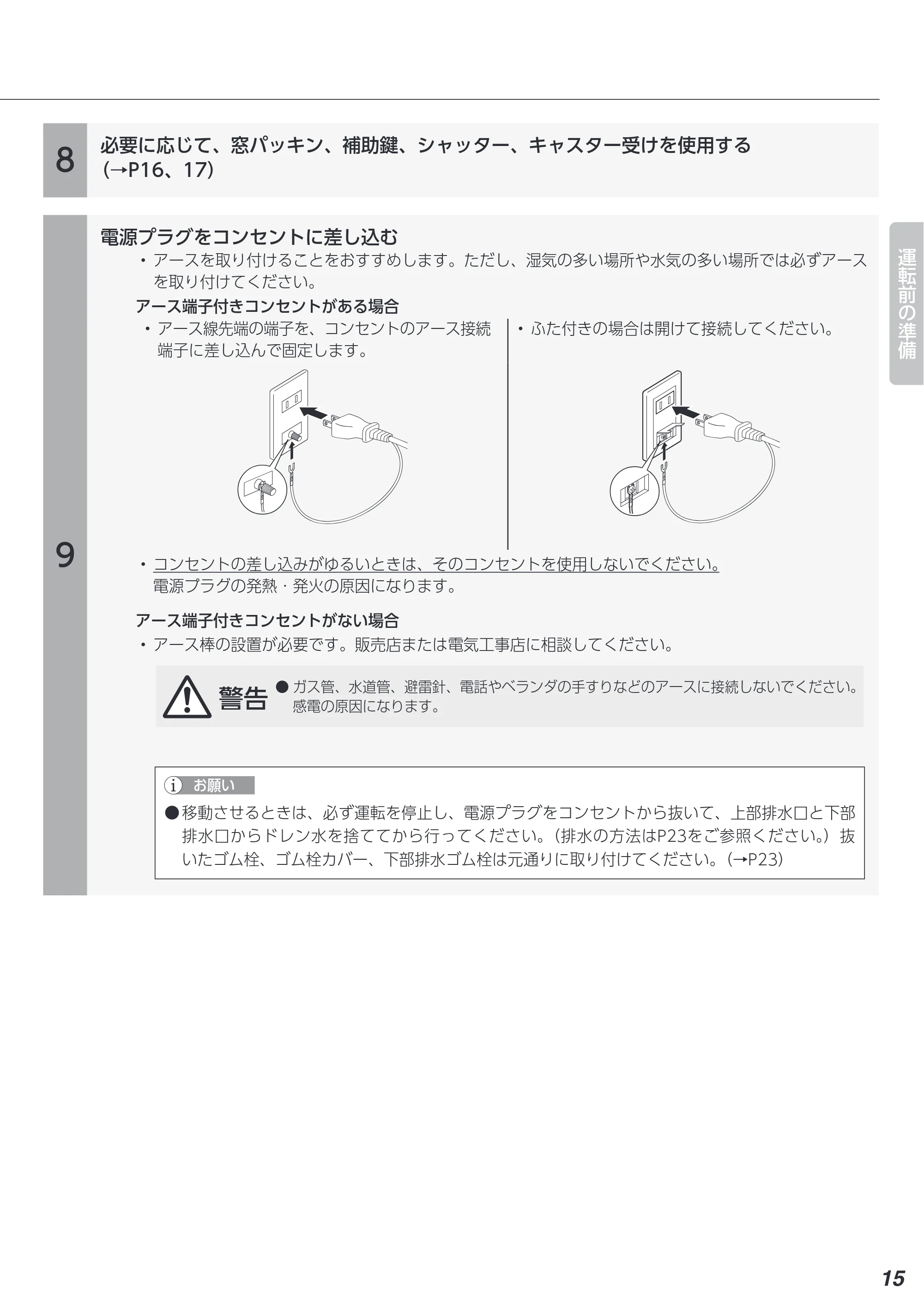 アイリスオーヤマ IPA-2822G 取扱説明書 — 原本ページ — 15ページ