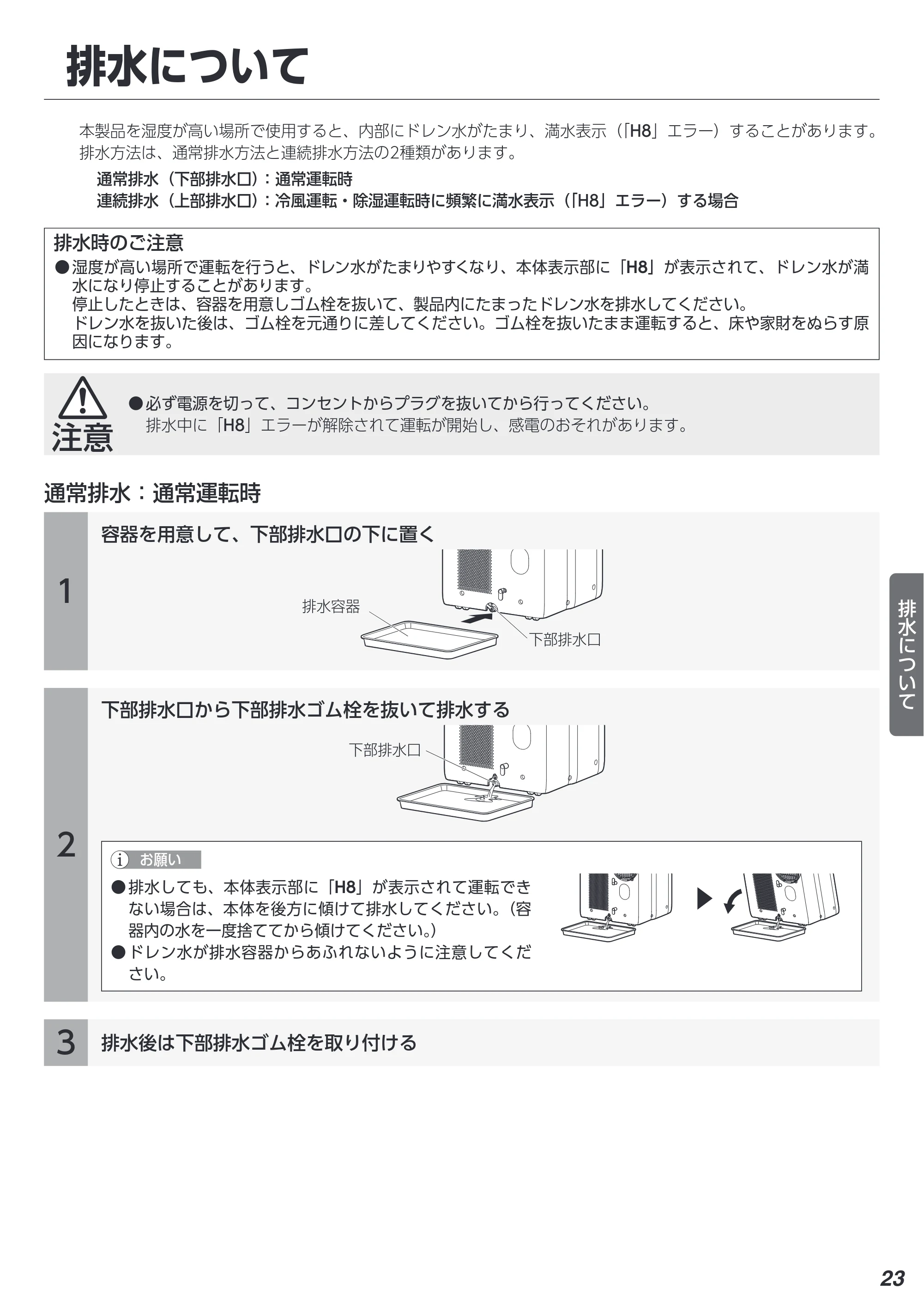 アイリスオーヤマ IPA-2822G 取扱説明書 — 原本ページ — 23ページ