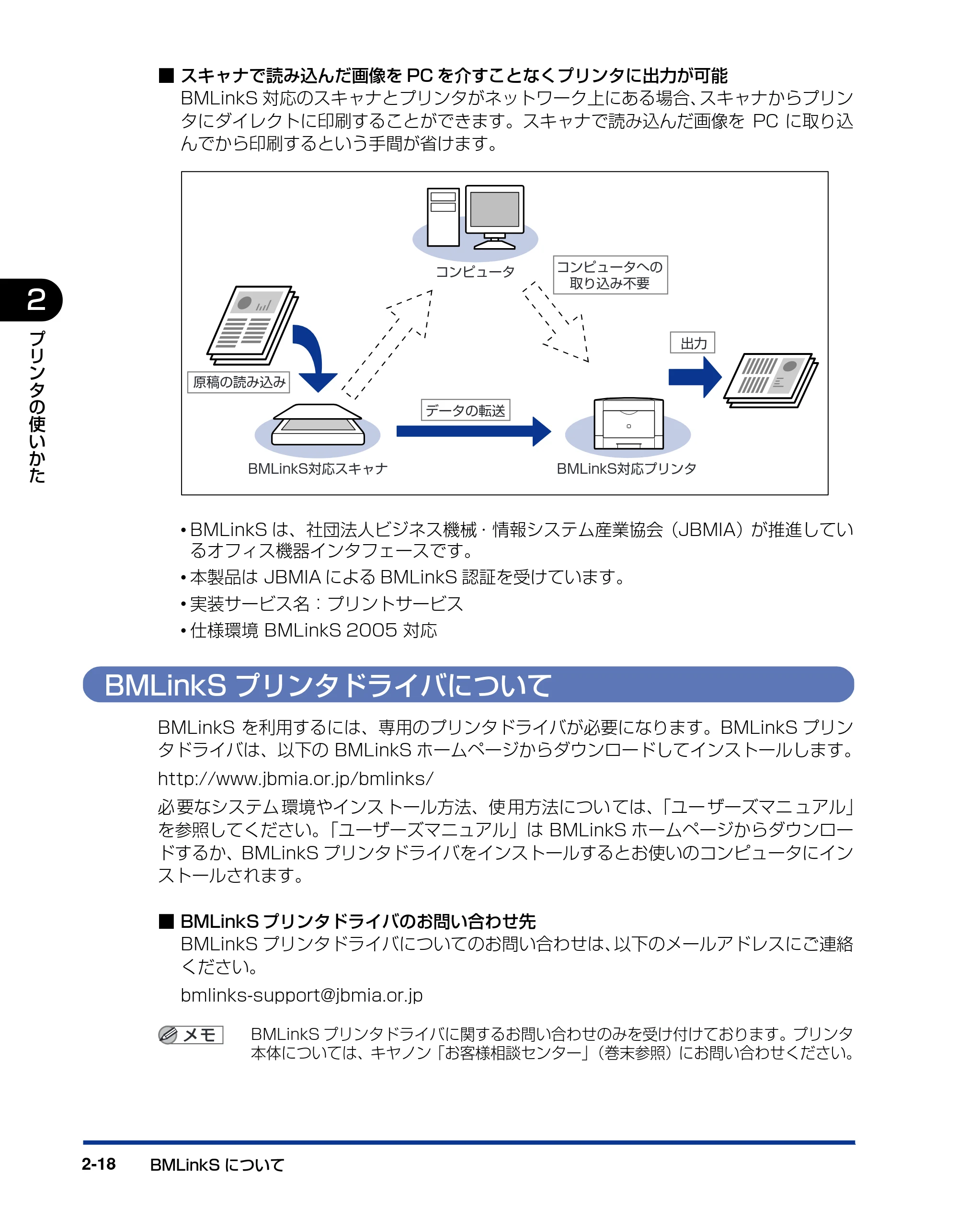 キヤノン LBP3970/3920 ユーザーズガイド 2010年1月20日掲載 （PDF形式／7.39Mバイト） — BMLinkSプリンタドライバについて — 原本ページ — 50ページ