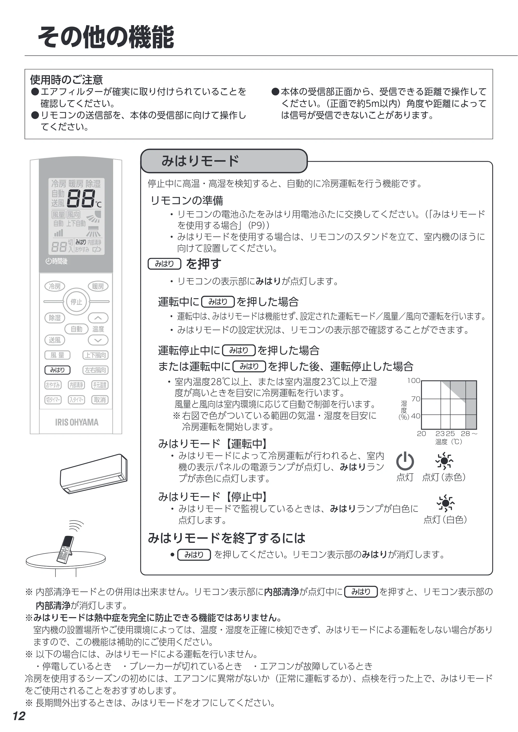 アイリスオーヤマ IAF-5606GV 取扱説明書 — 原本ページ — 12ページ