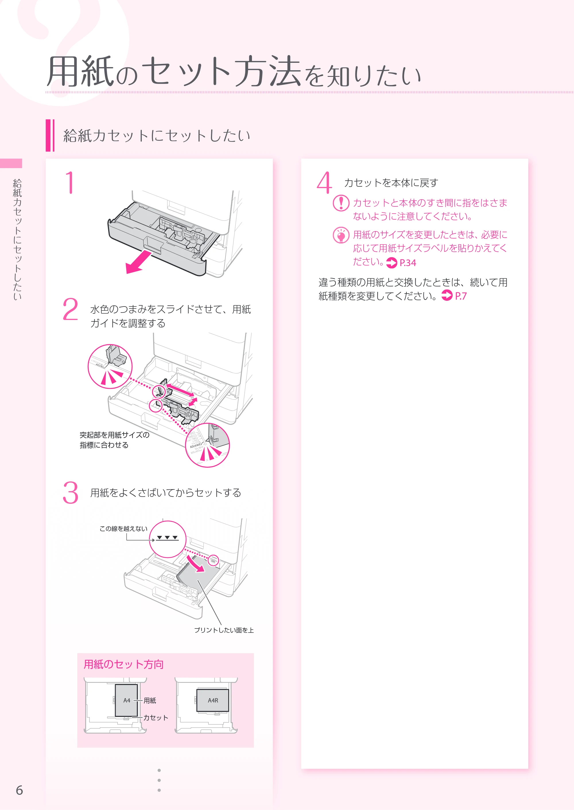 キヤノン A3機用) お困りごと解決ガイド 2019年1月18日更新 （PDF：29.9MB） — 原本ページ — 6ページ