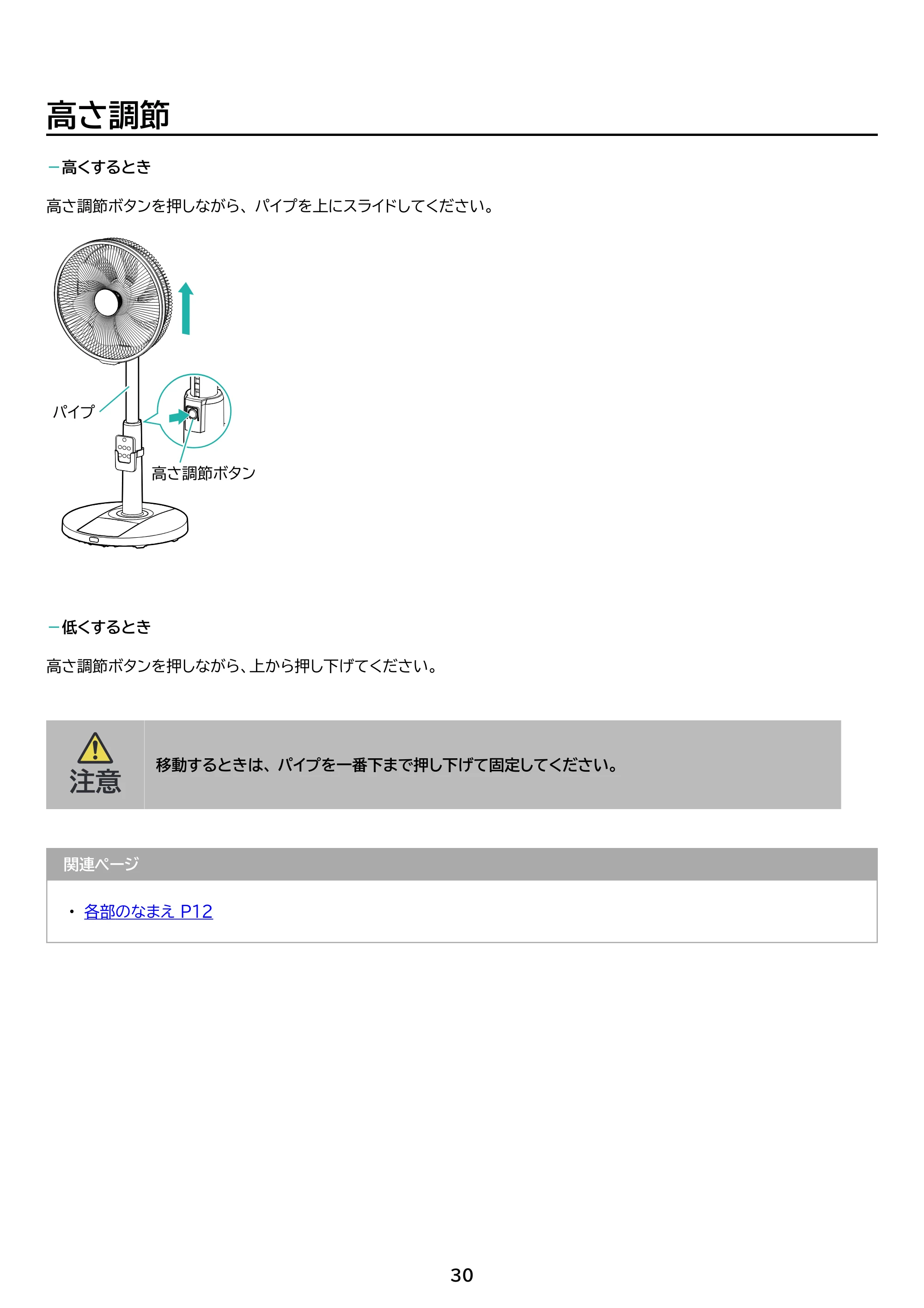 アイリスオーヤマ LFD-307L 取扱説明書 — 原本ページ — 30ページ
