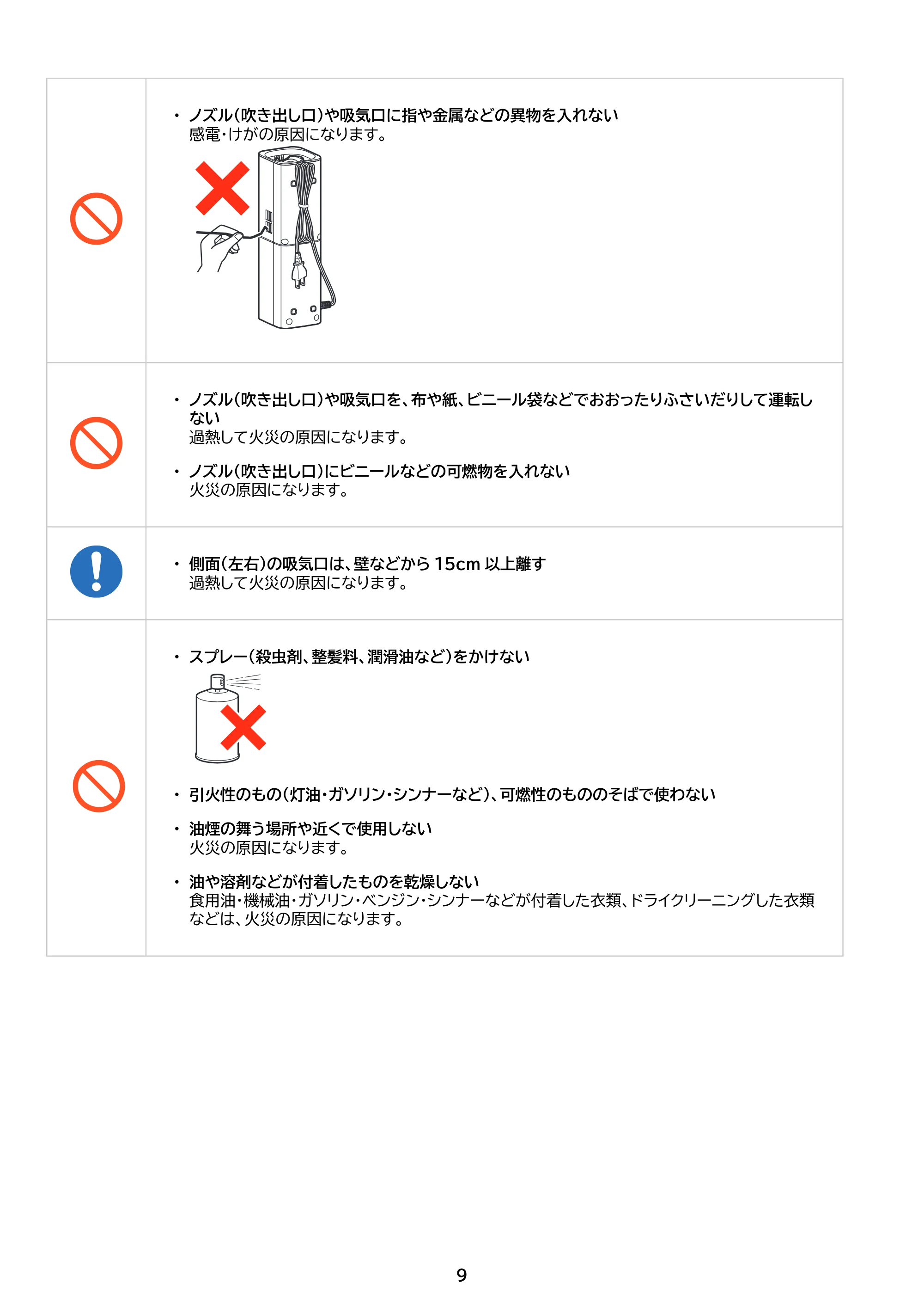 アイリスオーヤマ STSK-S10 取扱説明書 — 原本ページ — 9ページ