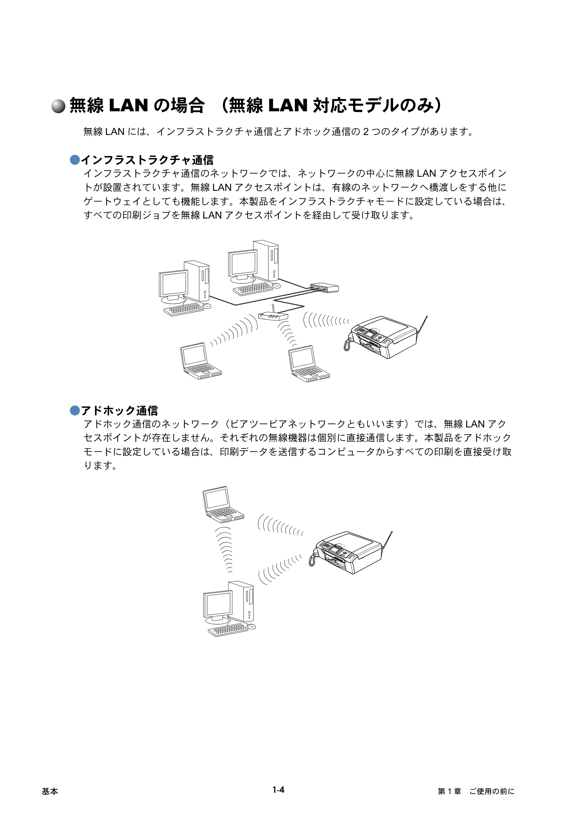 ブラザー DCP-750CN / DCP-750CNU / MFC-460CN ネットワーク取扱説明書 — 無線LANの場合 （無線LAN対応モデルのみ） — 原本ページ — 16ページ