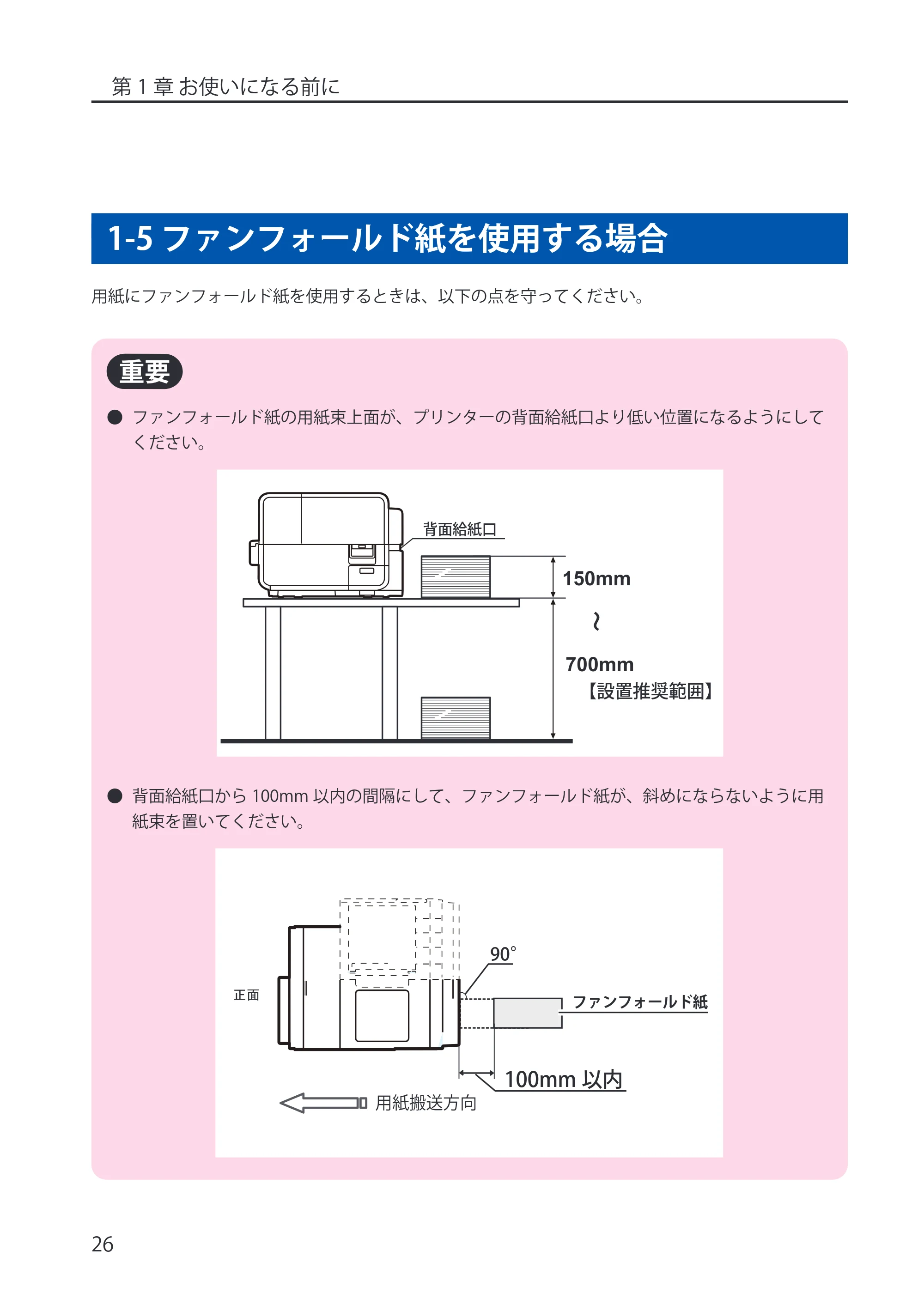 キヤノン LX-P5500/LX-D5500 LX-P5500/LX-D5500 (BJI-P512M用)ユーザーズガイド 2025年7月24日更新(PDF:15.4MB) — 1-5 ファンフォールド紙を使用する場合 — 原本ページ — 34ページ
