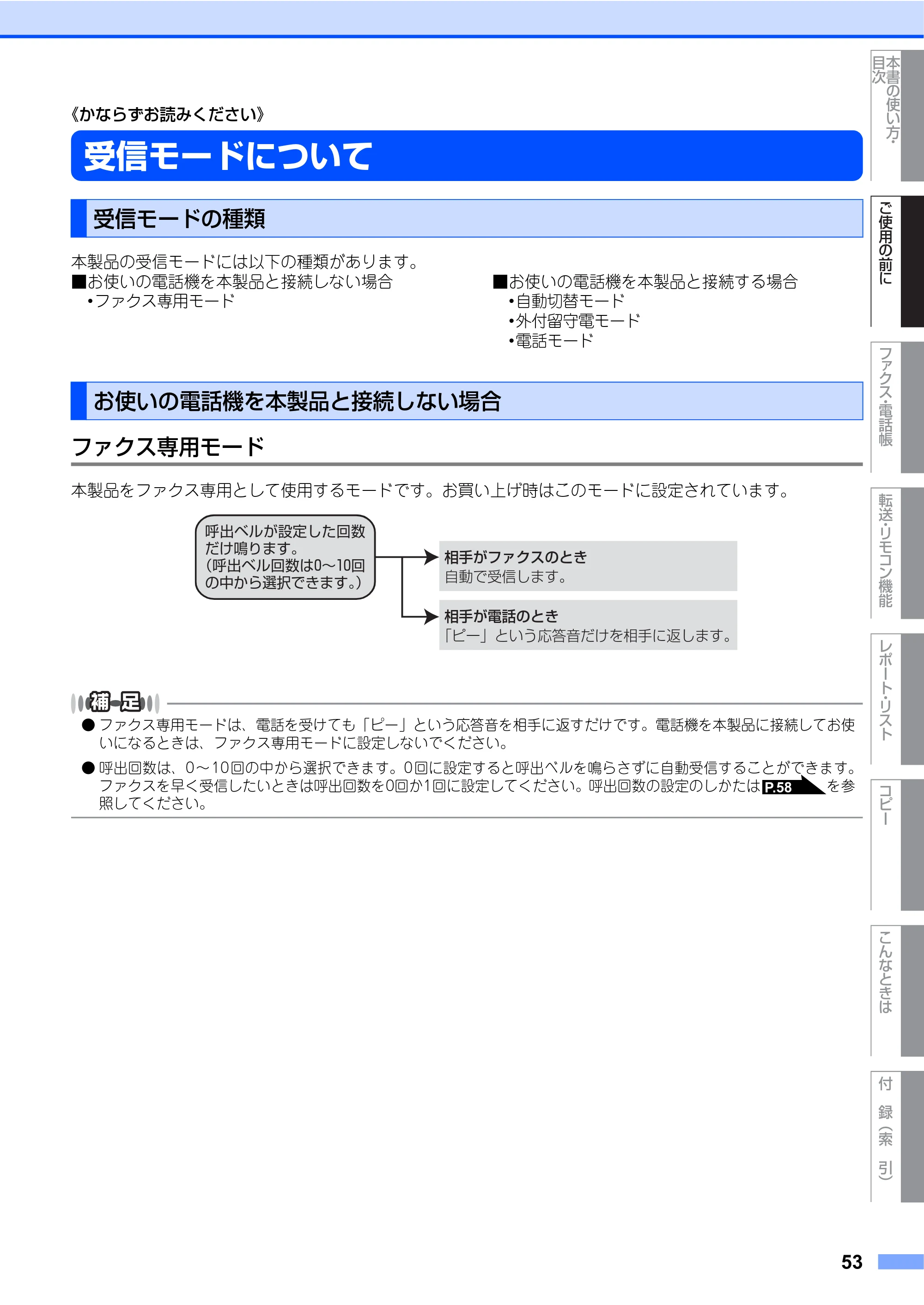 ブラザー MFC-7340 / MFC-7840W 取扱説明書（本体） — 原本ページ — 53ページ