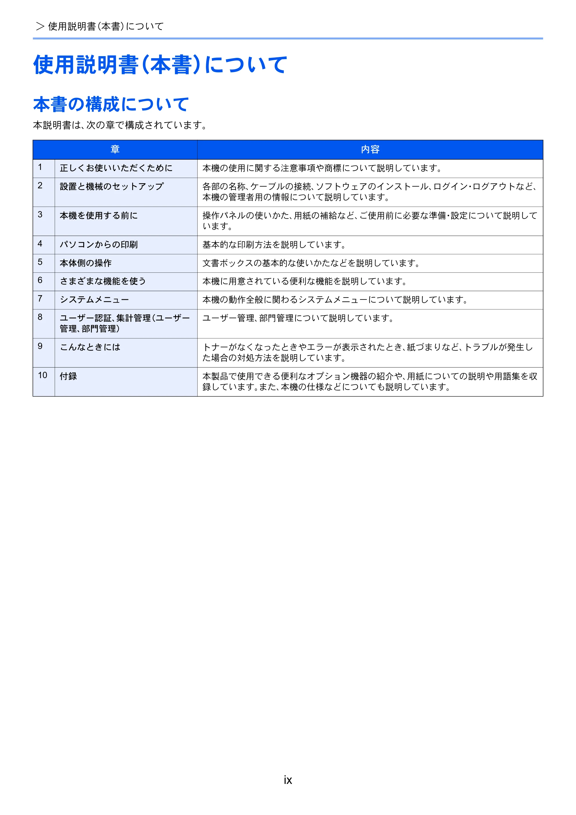 京セラ ECOSYS P6230cdn ECOSYS P6230cdn 使用説明書 — 使用説明書（本書）について — 原本ページ — 11ページ