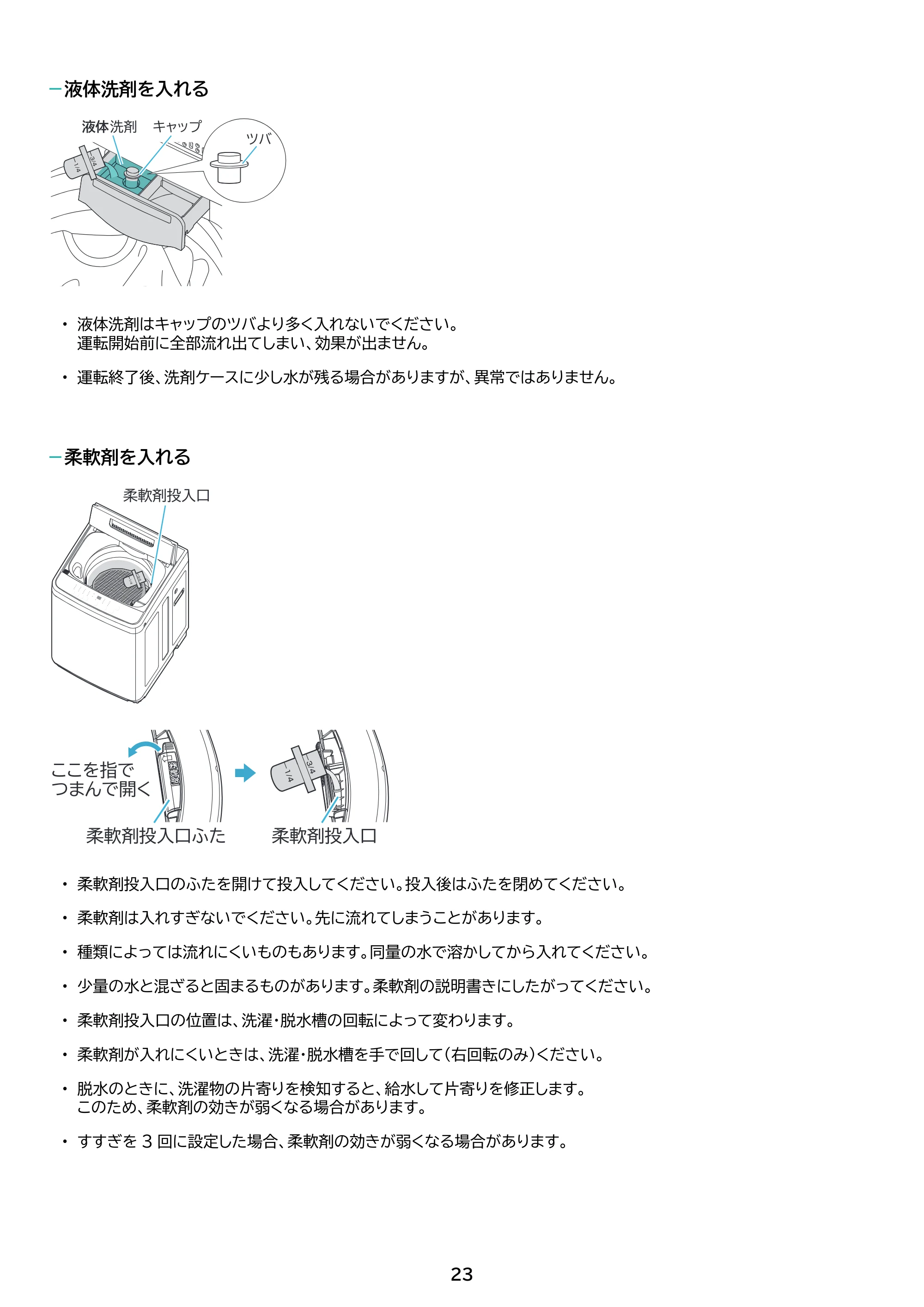 アイリスオーヤマ IAW-T606 取扱説明書 — 原本ページ — 23ページ