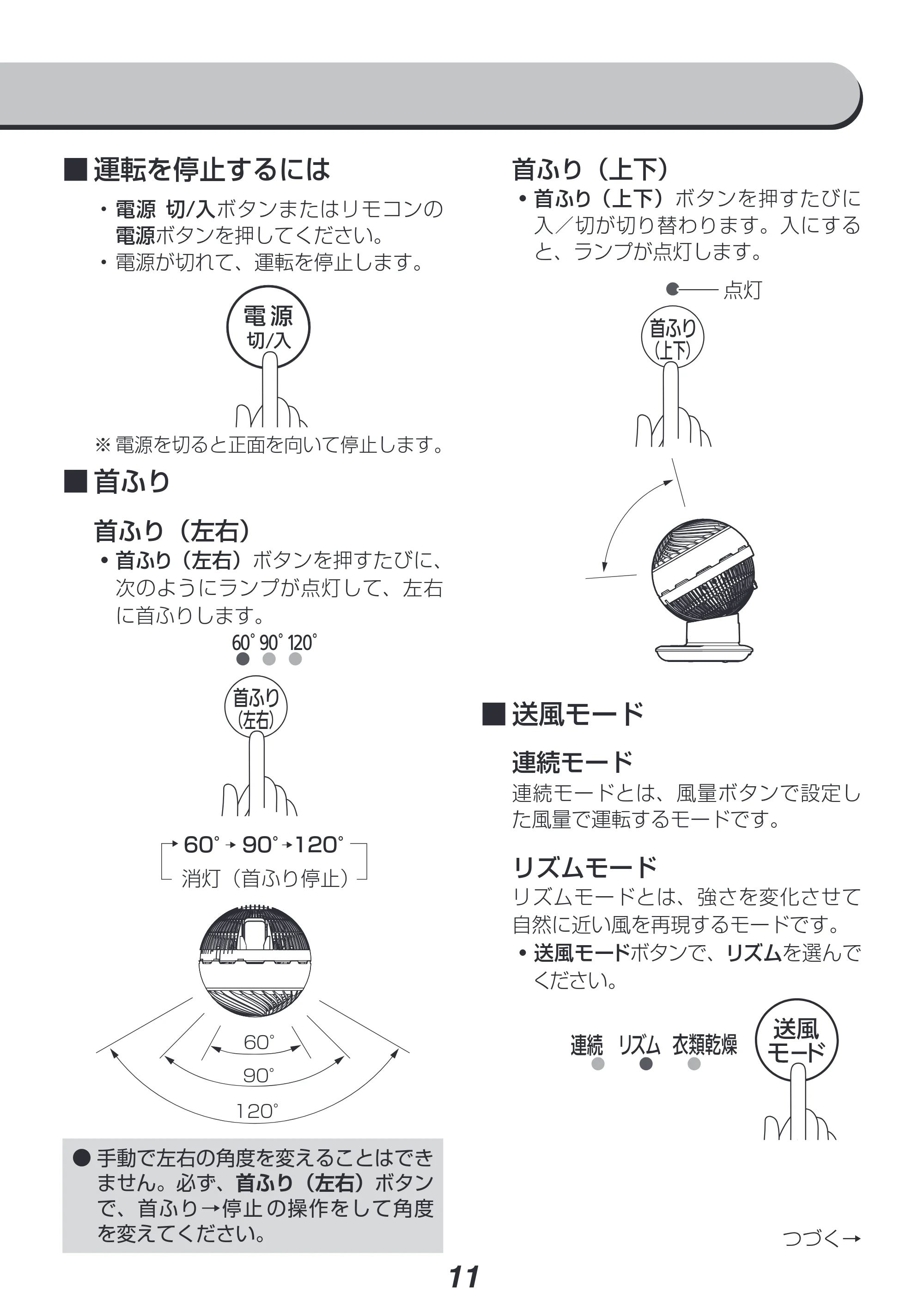 アイリスオーヤマ DCJET15 / KCF-SDC152T 取扱説明書 — 原本ページ — 11ページ