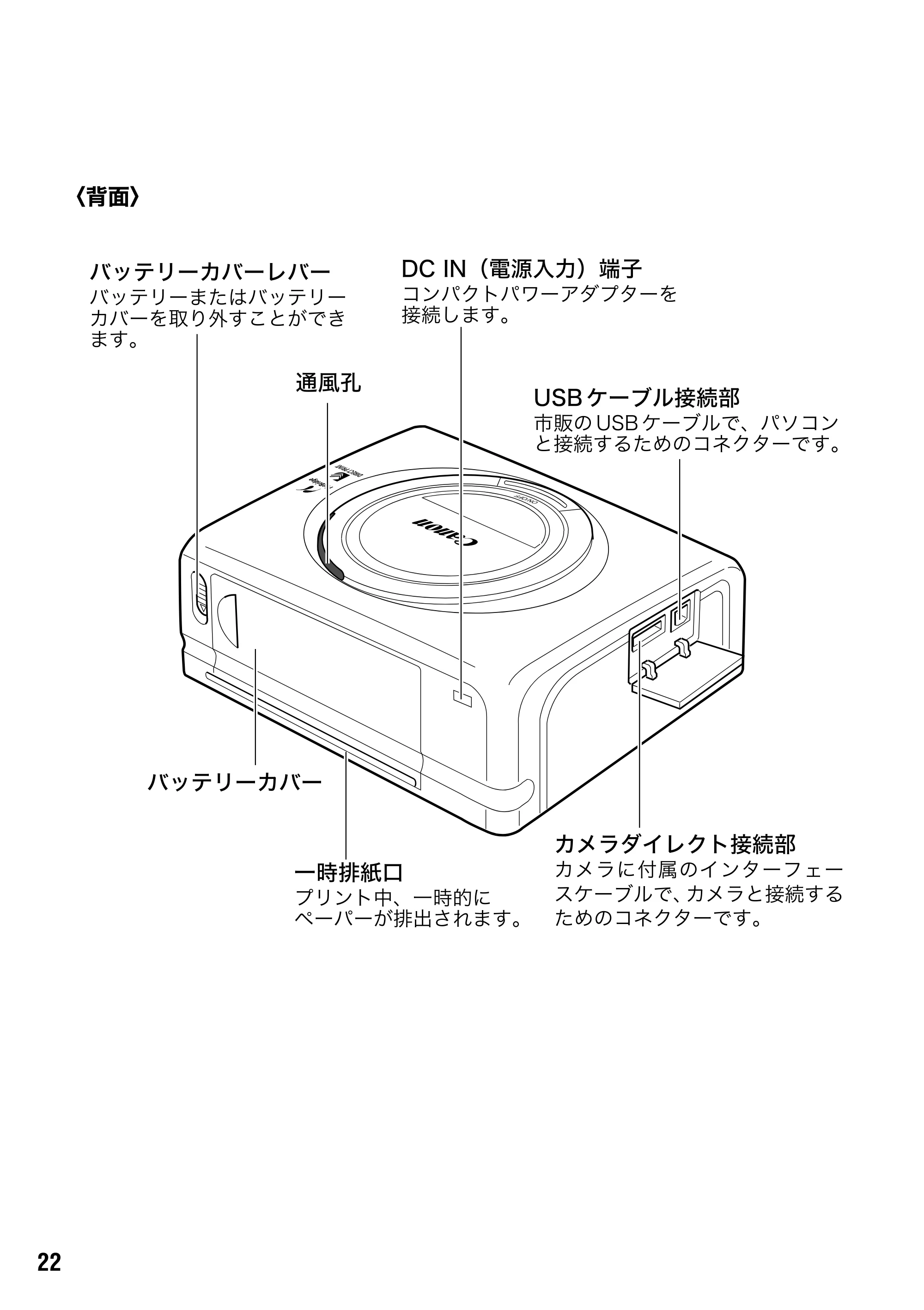 キヤノン CP-330/CP-220 ユーザーガイド （PDF形式／2.39Mバイト） — 原本ページ — 23ページ
