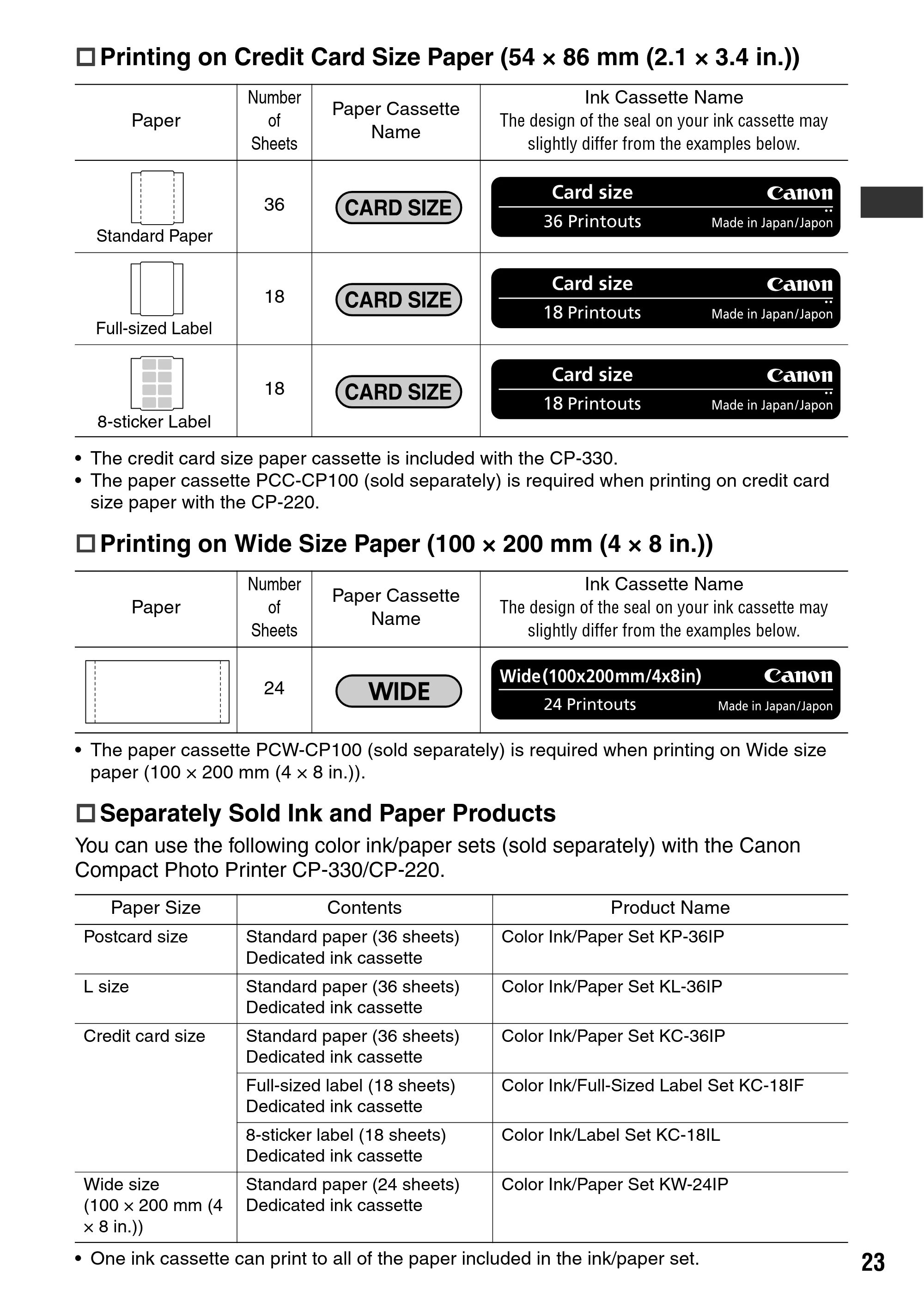 キヤノン CP-330/CP-220 ユーザーガイド （PDF形式／2.39Mバイト） — 原本ページ — 86ページ