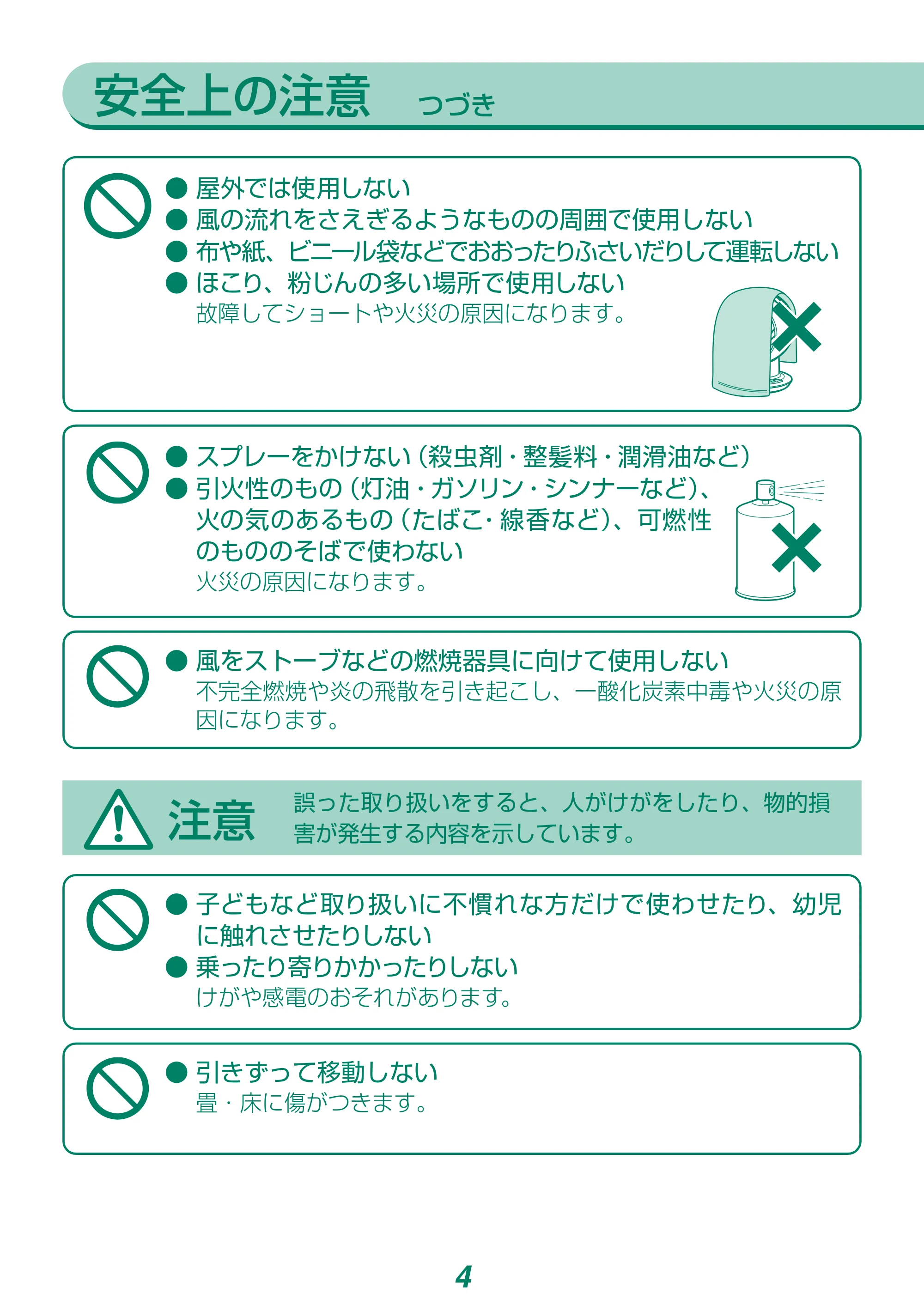 アイリスオーヤマ KCF-SDCC151T 取扱説明書 — 原本ページ — 4ページ