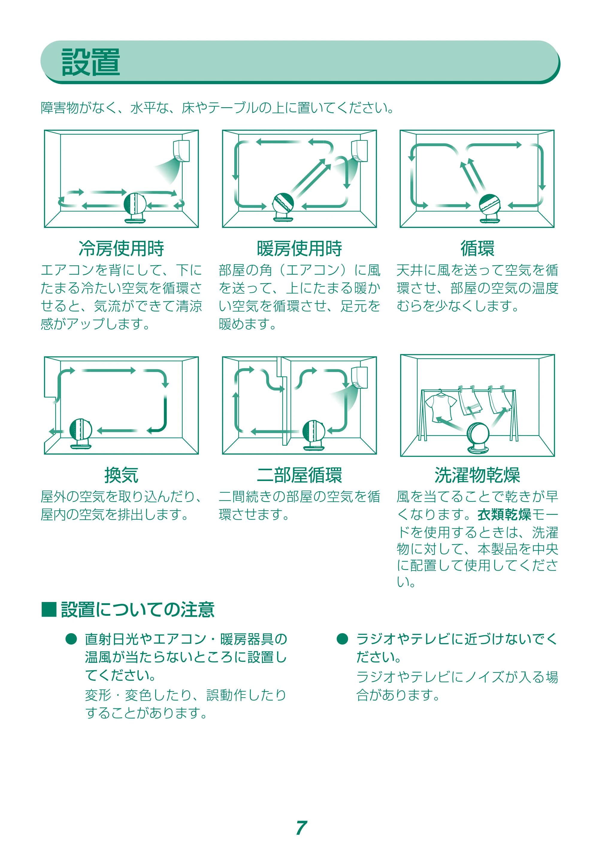 アイリスオーヤマ KCF-SDCC151T 取扱説明書 — 原本ページ — 7ページ