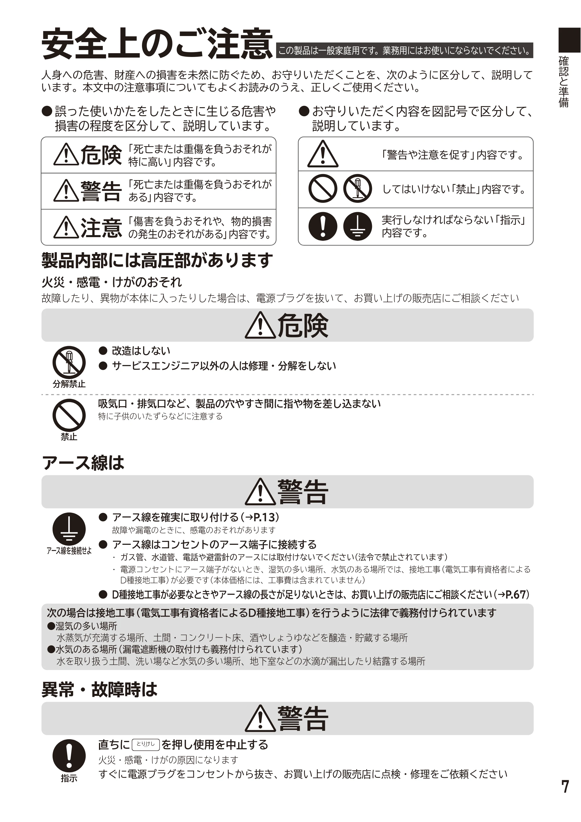 日立 MRO-F6D 取扱説明書 — 原本ページ — 7ページ