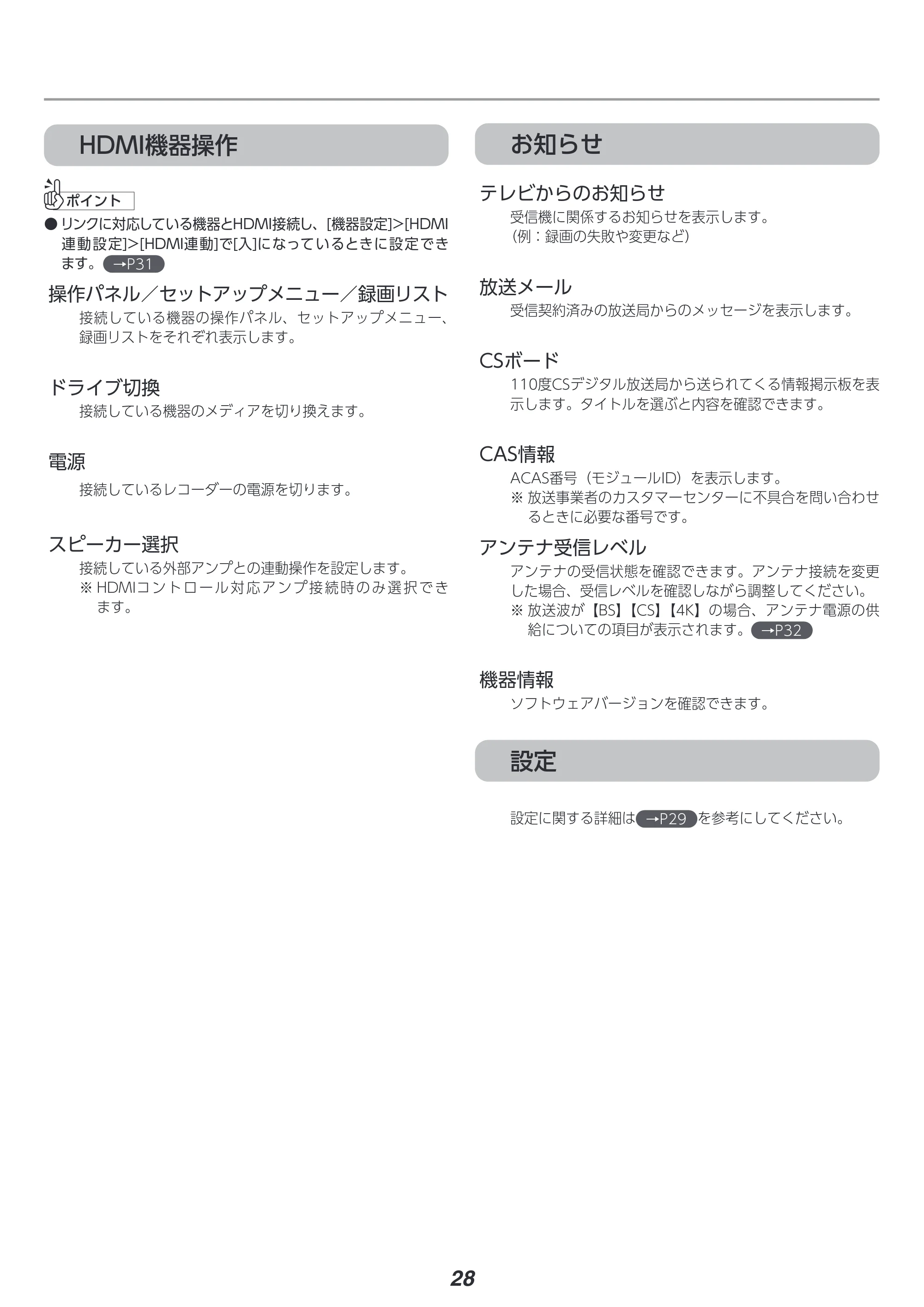 アイリスオーヤマ LT-55D6210B 取扱説明書 — 原本ページ — 28ページ