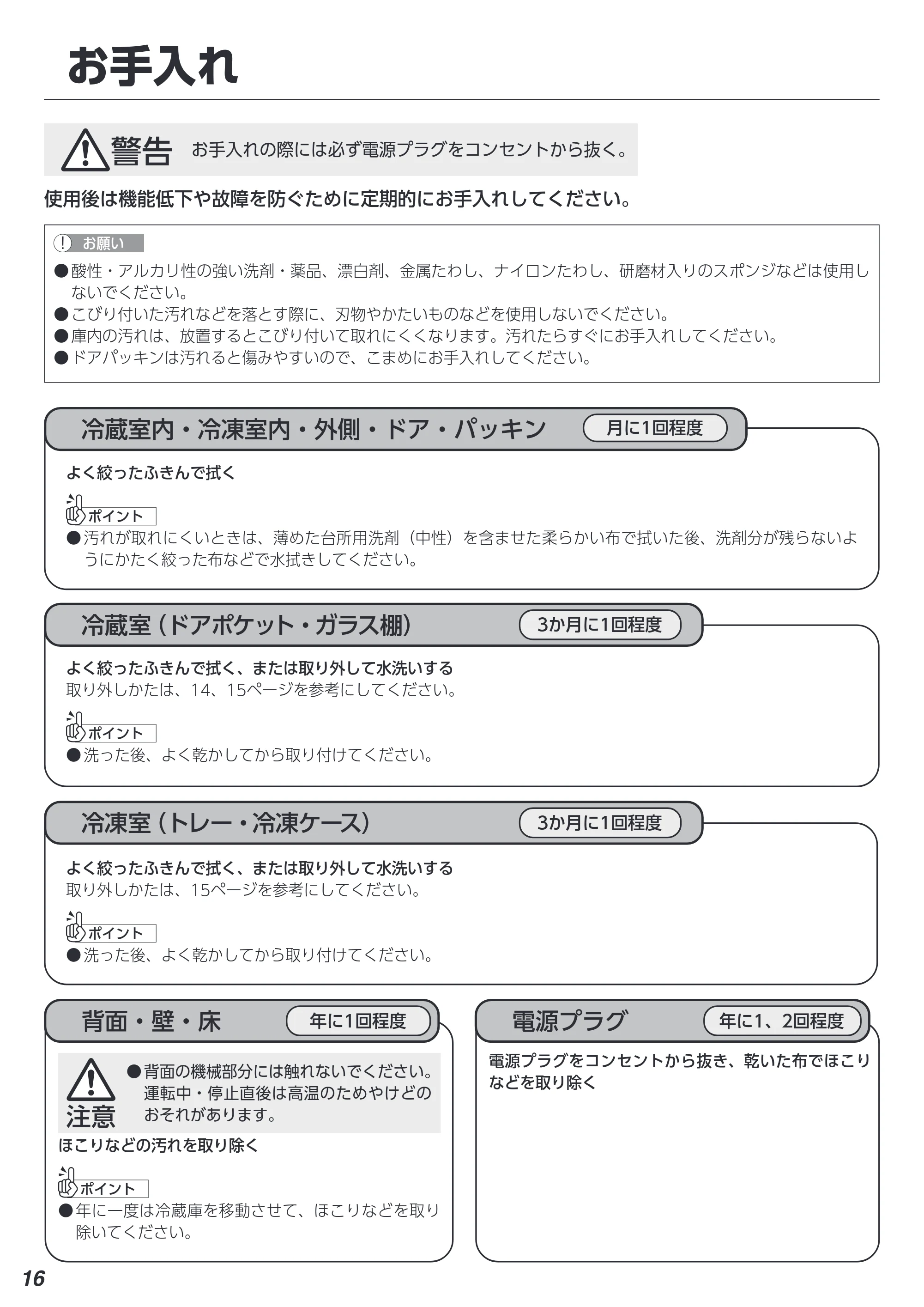 アイリスオーヤマ IRSN-32B 取扱説明書 — 原本ページ — 16ページ