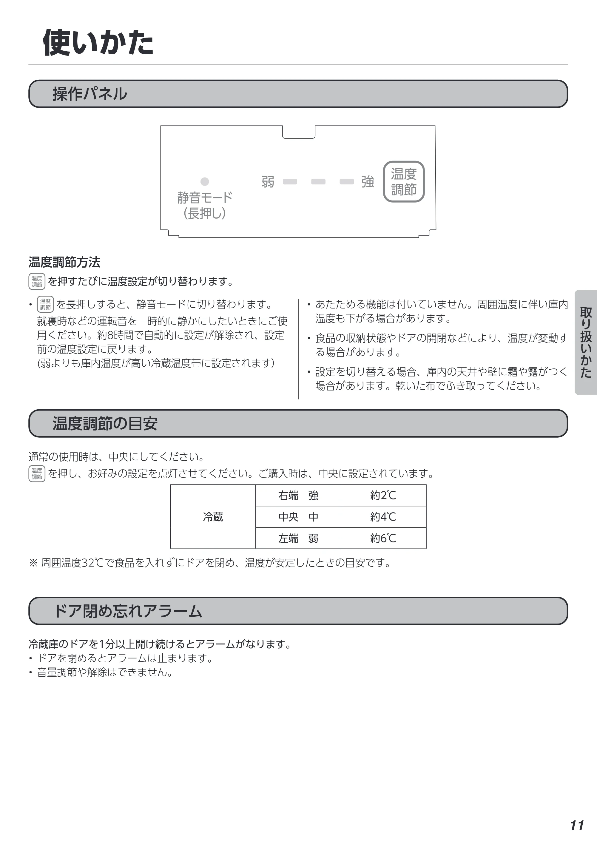 アイリスオーヤマ IRSN-7A 取扱説明書 — 原本ページ — 11ページ
