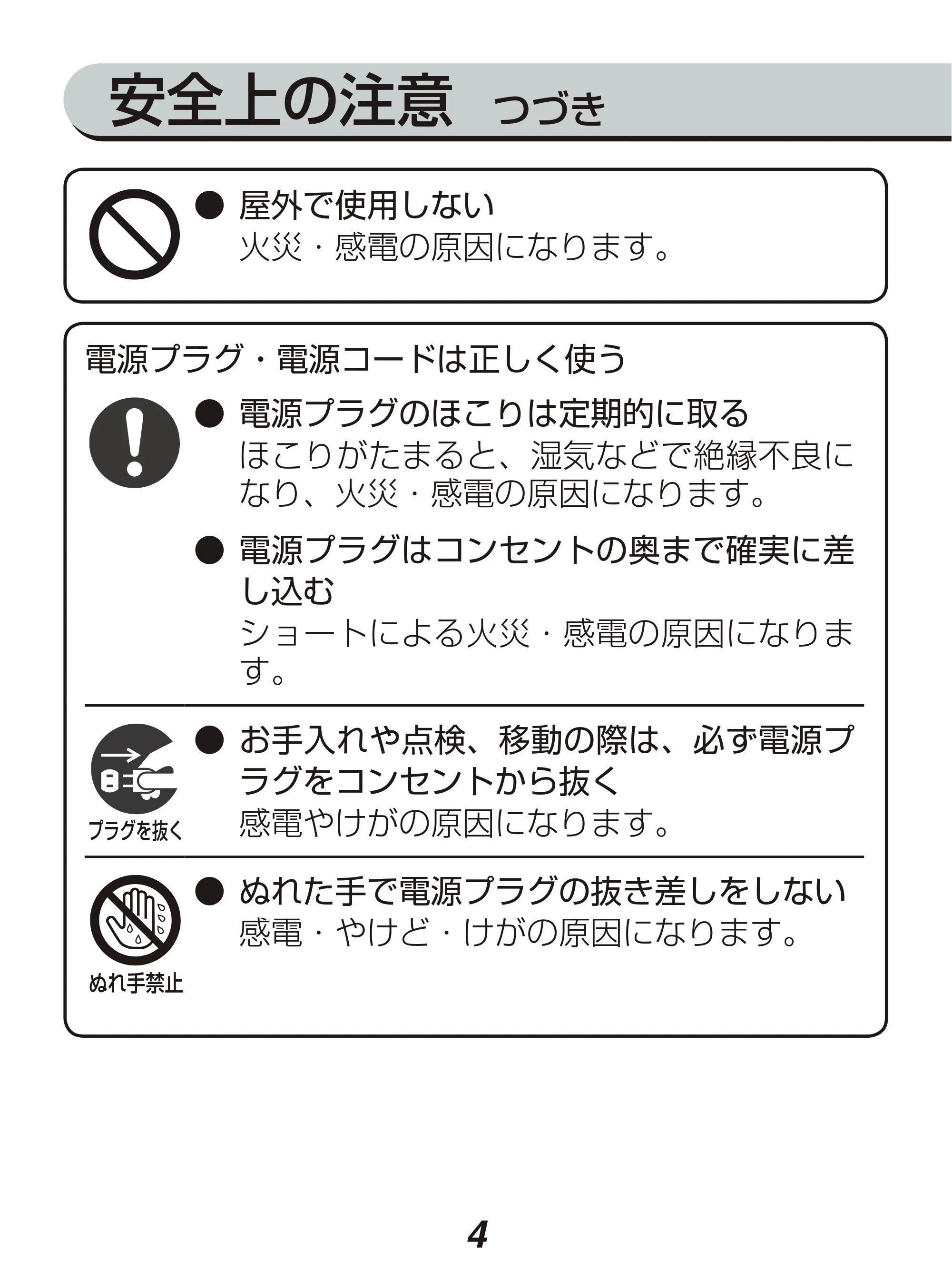 アイリスオーヤマ CMK-652 取扱説明書 — 原本ページ — 4ページ