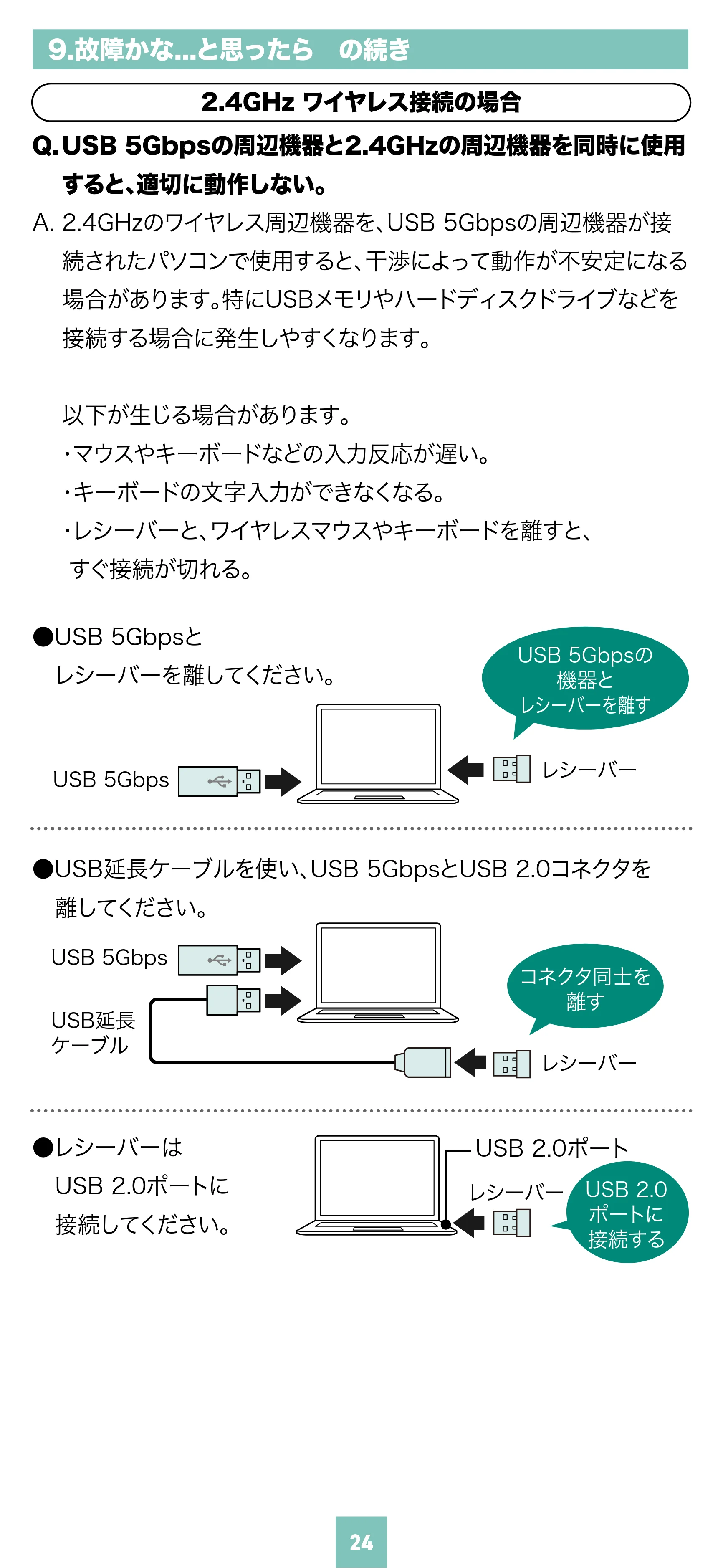 サンワサプライ MA-WBTBL193BK 取扱説明書 — 原本ページ — 24ページ